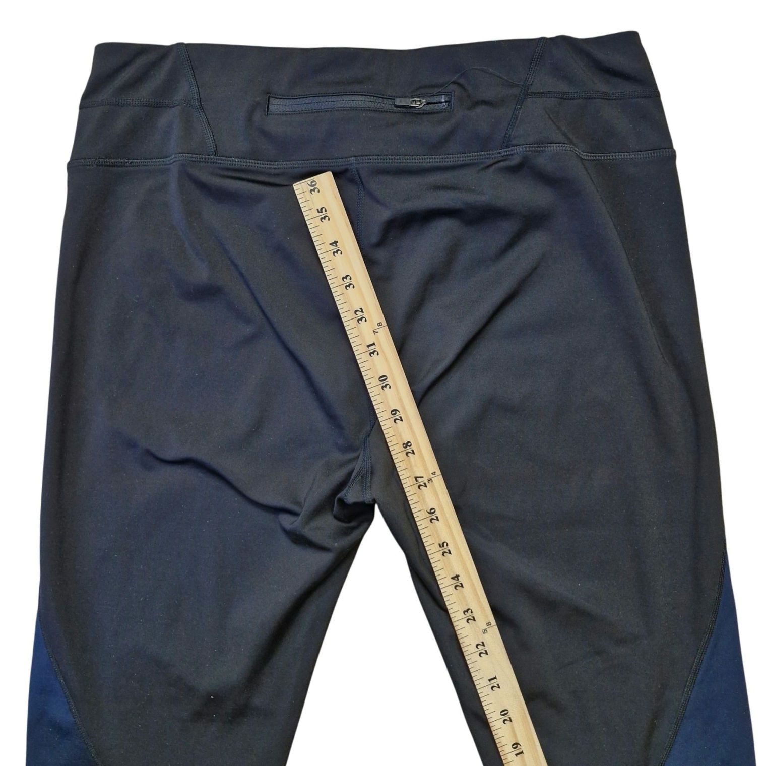 Athleta Athleta Sonar Spliced Leggings Women’s LT Black Blue Yellow Size US 34 / EU 50 - 5 Thumbnail