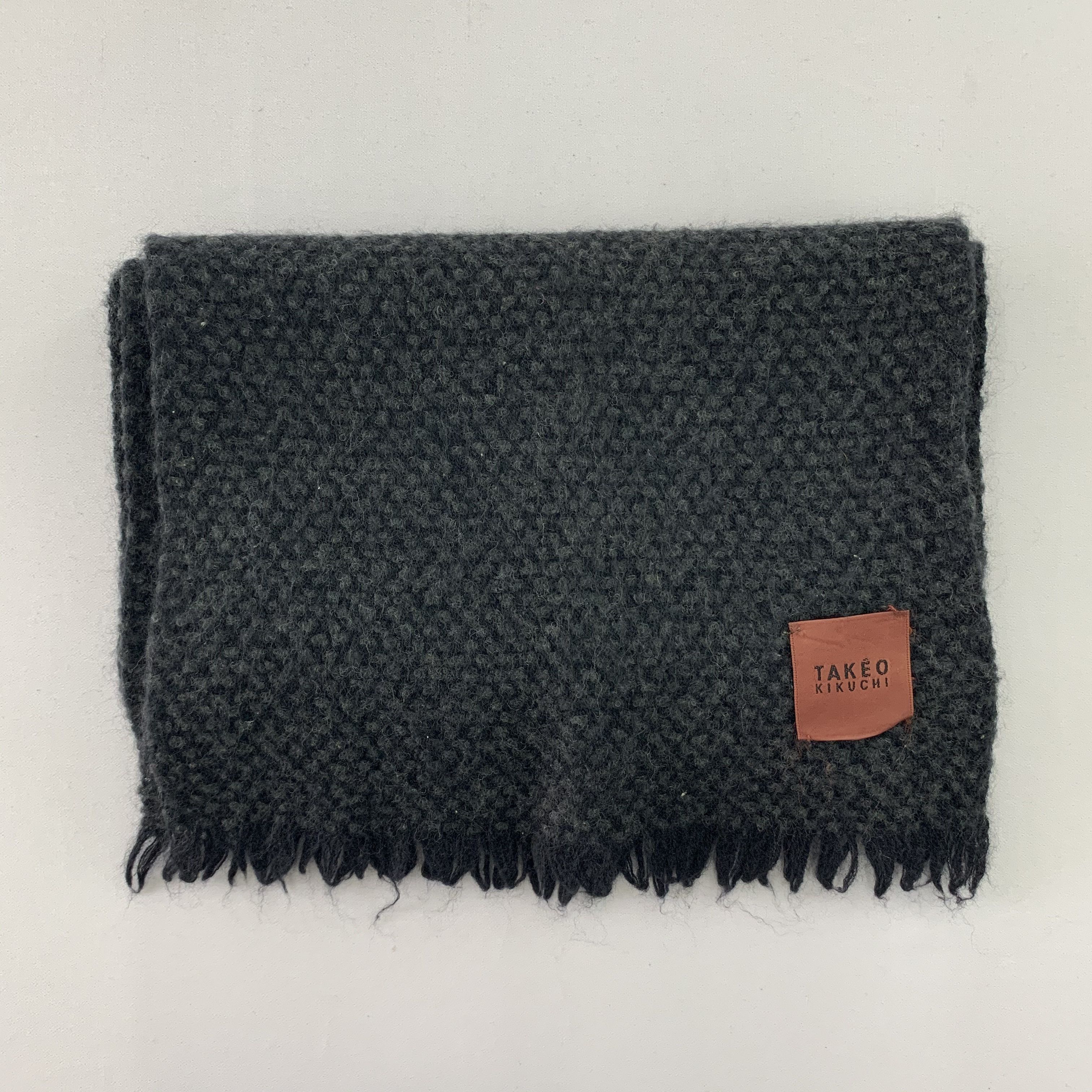 Takeo Kikuchi Takeo Kikuchi Scarf Wool Muffler Neck Wrap BL4305 Size ONE SIZE - 3 Thumbnail