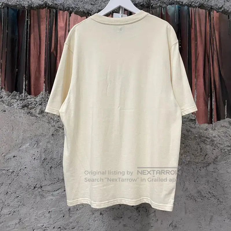 AMI AMI Beige Cotton Short Sleeve T-Shirt . Size US S / EU 44-46 / 1 - 2 Thumbnail