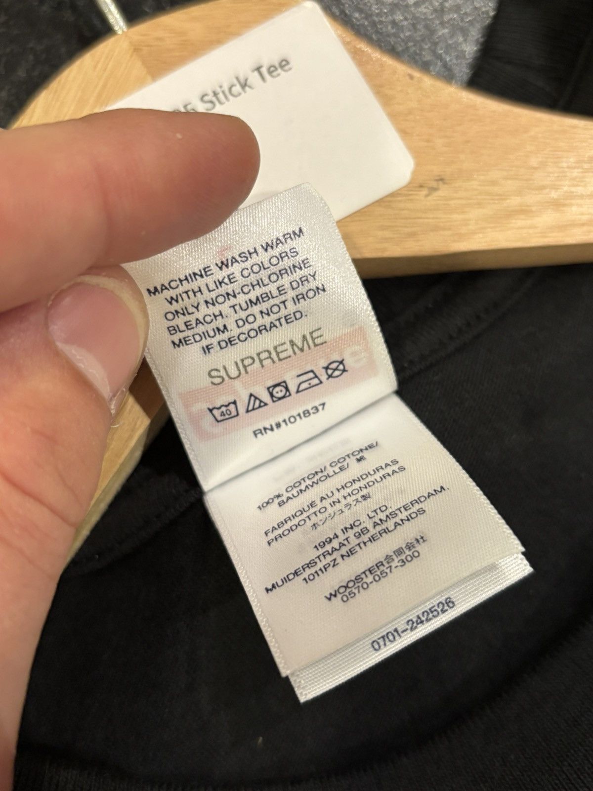 Supreme Supreme FW25 Stick Tee Size US L / EU 52-54 / 3 - 4 Thumbnail