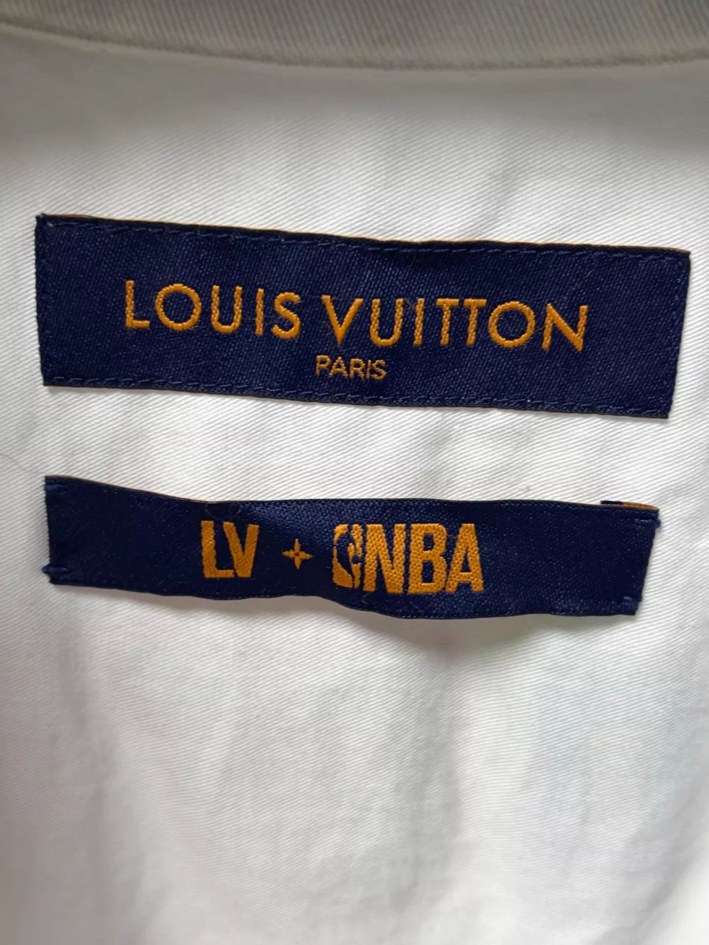Louis Vuitton LV x NBA short-sleeve shirt M White Like New Size US M / EU 48-50 / 2 - 3 Thumbnail