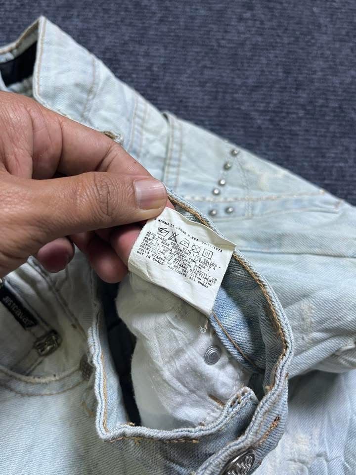 Just Cavalli Just Cavalli Y2K light wash featuring ripped details Size 30" / US 8 / IT 44 - 14 Thumbnail