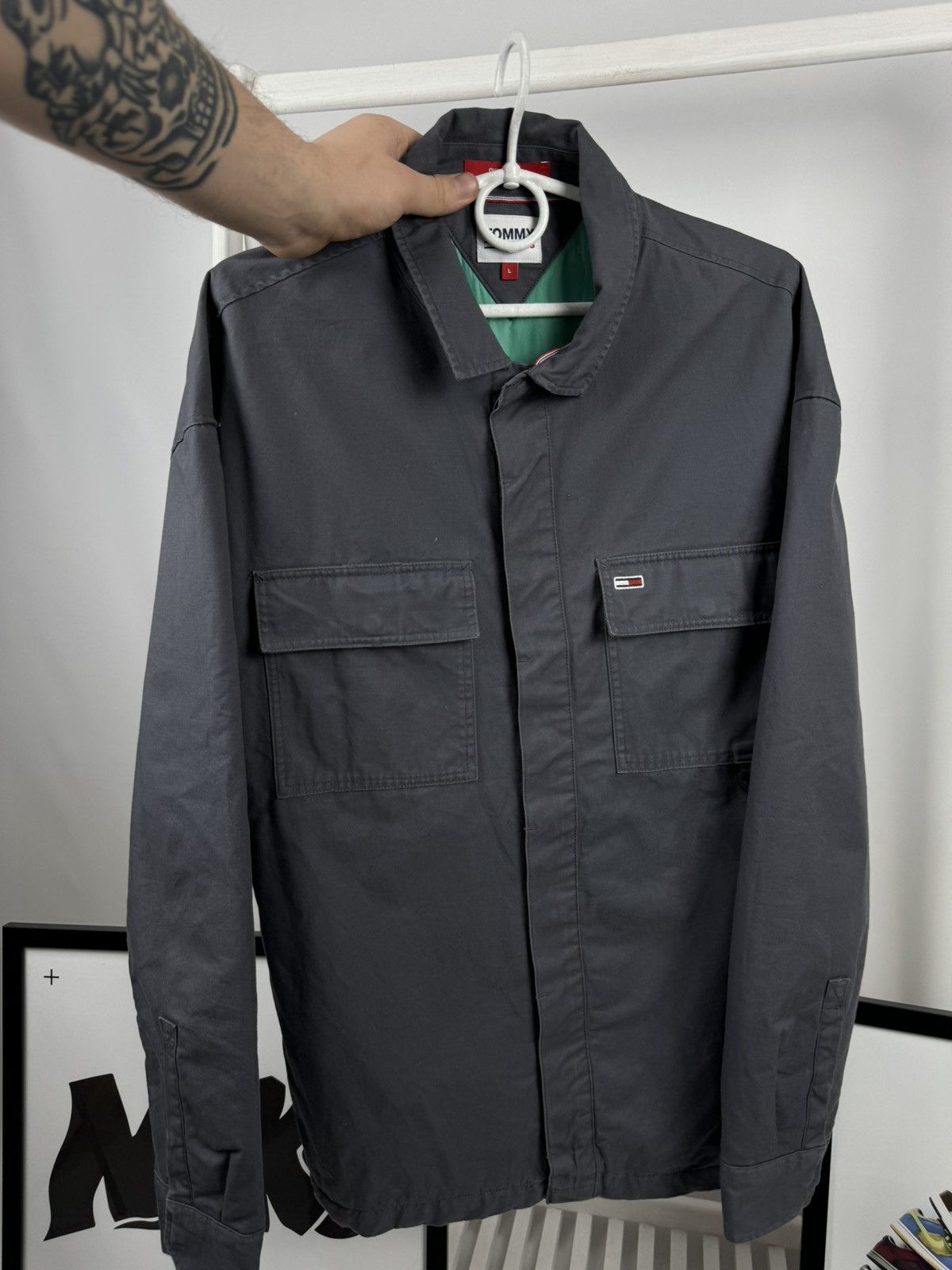 Tommy Hilfiger Heavy Tommy Jeans Jacket Size US L / EU 52-54 / 3 - 7 Thumbnail