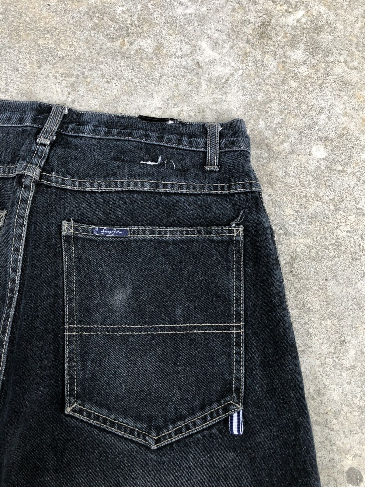 Sean John Sean John Embroidered Jeans Baggy Jeans Distressed Size US 31 - 16 Thumbnail