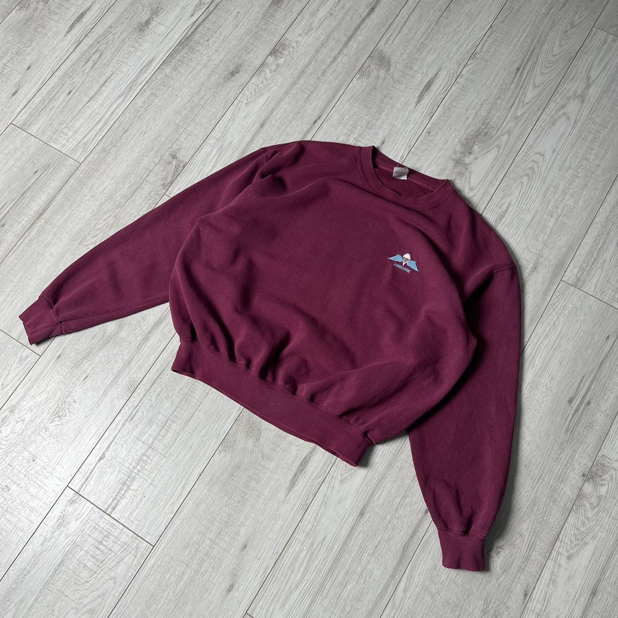 Other Airborne Vintage Military Sweatshirt Size US L / EU 52-54 / 3 - 3 Thumbnail