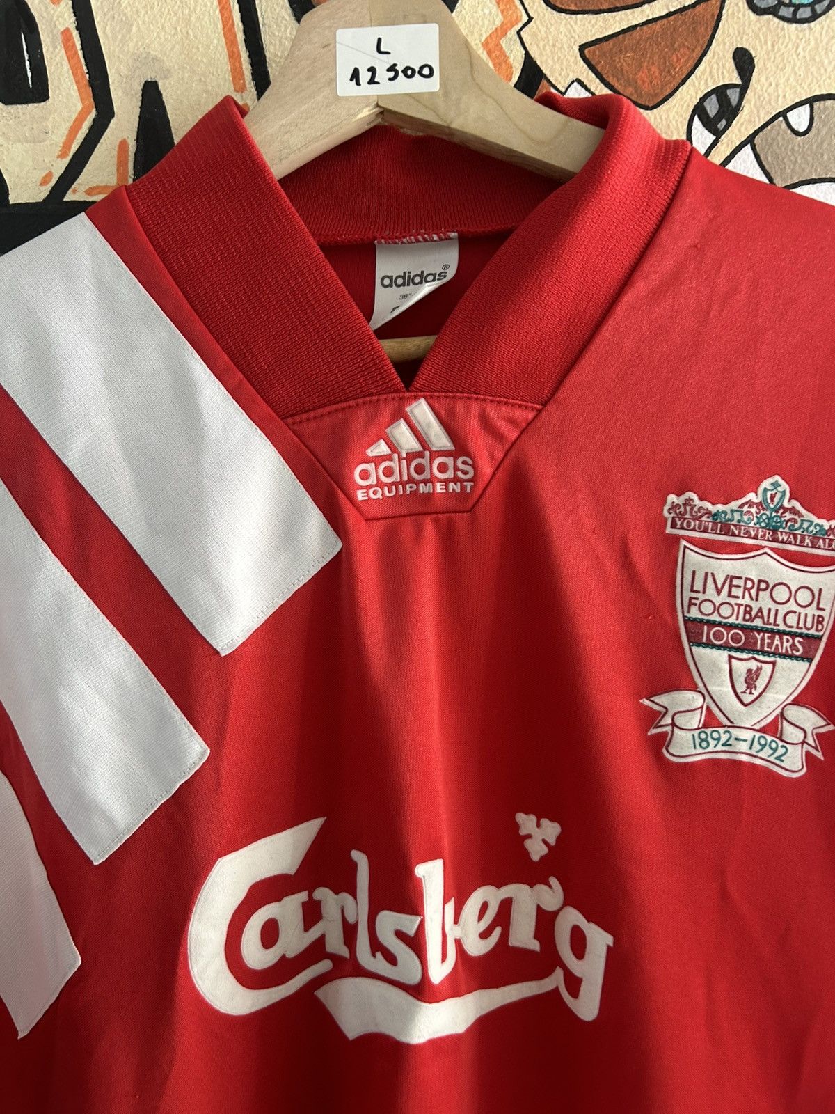 Adidas × Vintage 1992/93 Liverpool Home Kit Size US L / EU 52-54 / 3 - 3 Thumbnail
