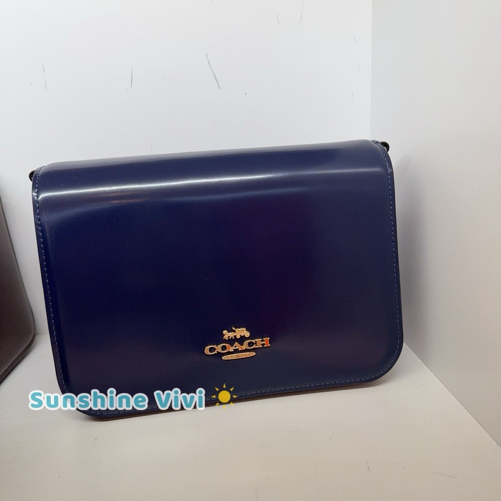 Coach NWT Coach CY657 Spazzolato Leather Quinn Bag Crossbody Size ONE SIZE - 1 Thumbnail