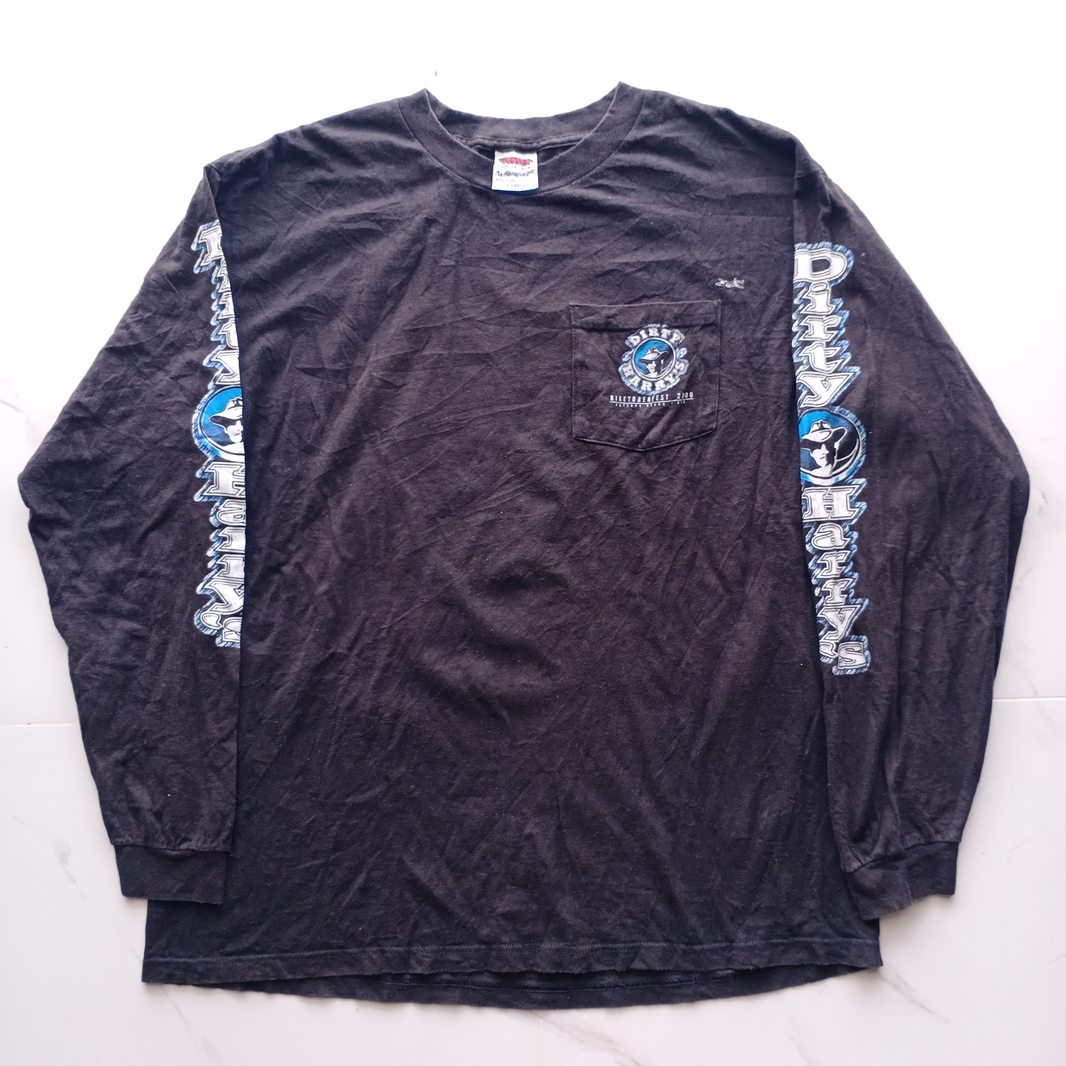 Harley Davidson Vintage 2000 Y2K Bike Week Fest Daytona Dirty Harrys Fest XL Size US XL / EU 56 / 4 - 4 Thumbnail