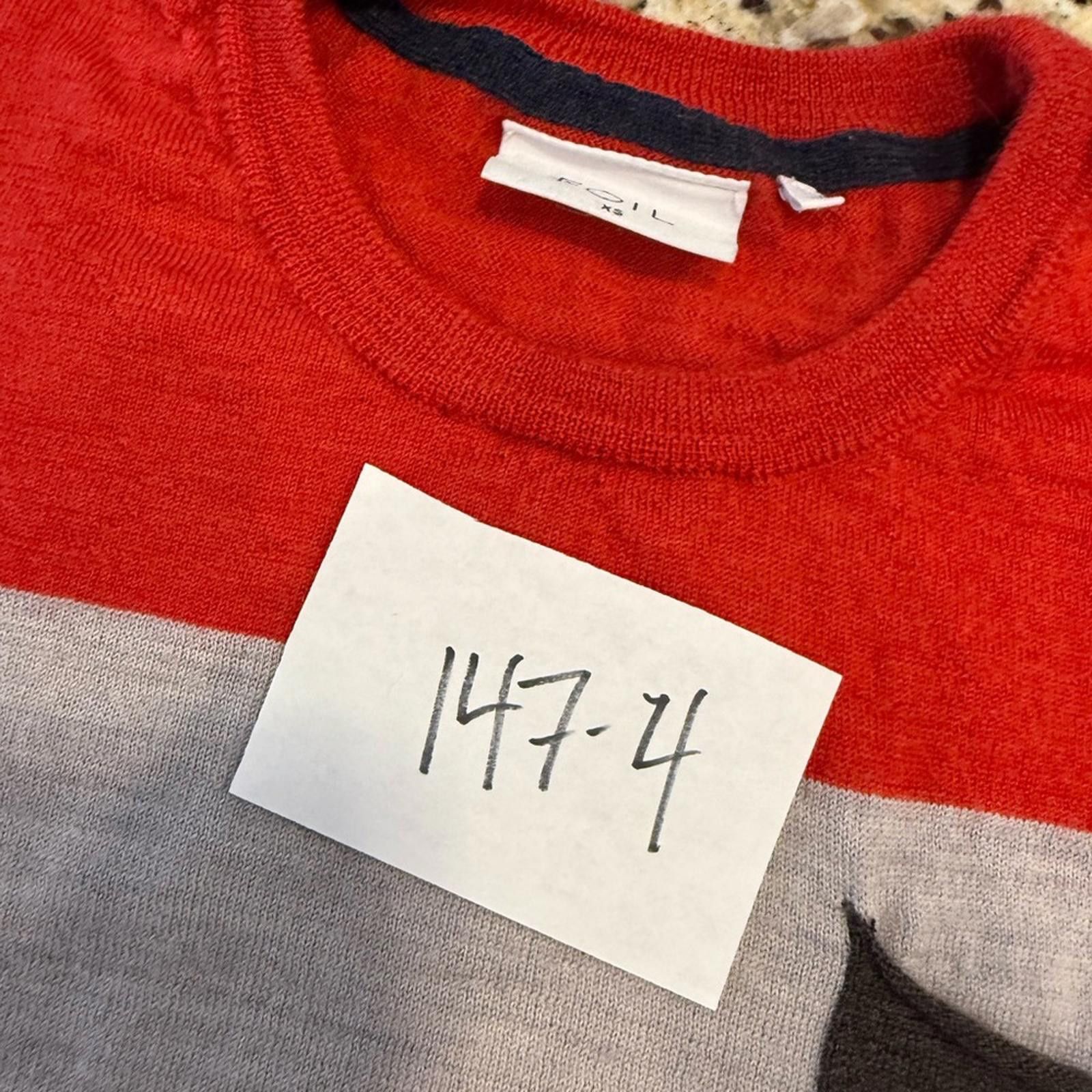 Fila Foil merino wool striped color block crew neck sweater SZ XS Size XS / US 0-2 / IT 36-38 - 10 Thumbnail