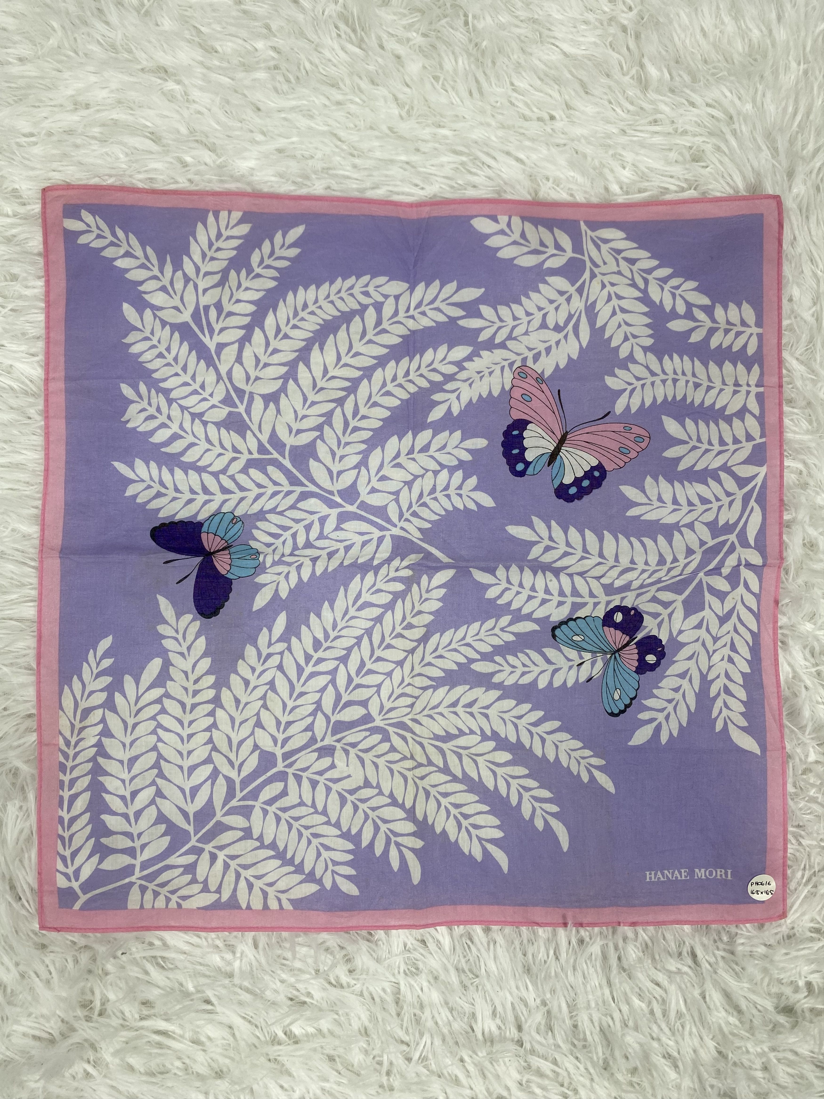 Hanae Mori Vintage Hanae Mori Handkerchief Neckerchief PH0616 Size ONE SIZE - 3 Thumbnail