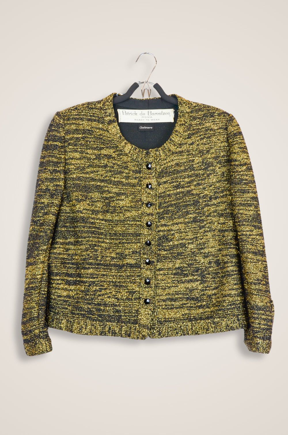 Other Patrick de Barentzen Gold Knit Cardigan – Size S Size S / US 4 / IT 40 - 1 Thumbnail