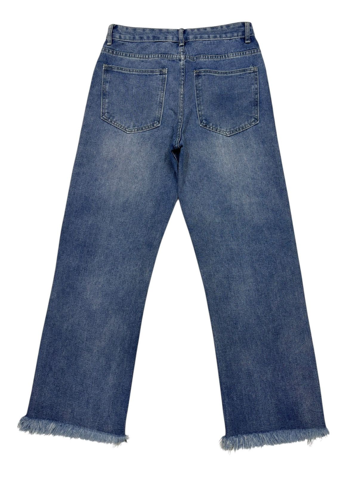Kapital SHEIN Kapital Patchwork Tapered Leg Distressed Denim Size 30" / US 8 / IT 44 - 8 Thumbnail