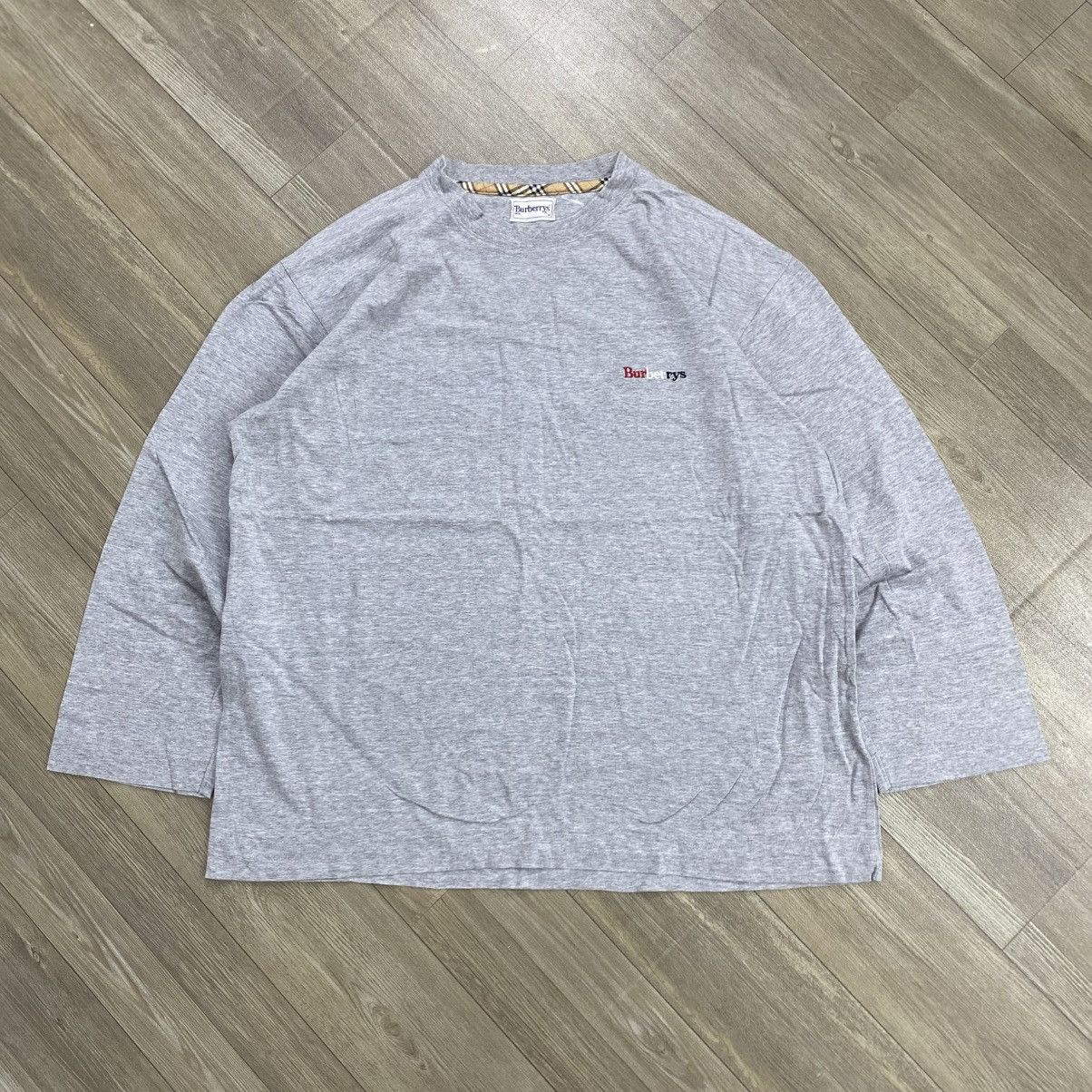 Burberry Vintage Burberrys London Embroidery Nova Check Long Sleeve Size US M / EU 48-50 / 2 - 1 Thumbnail