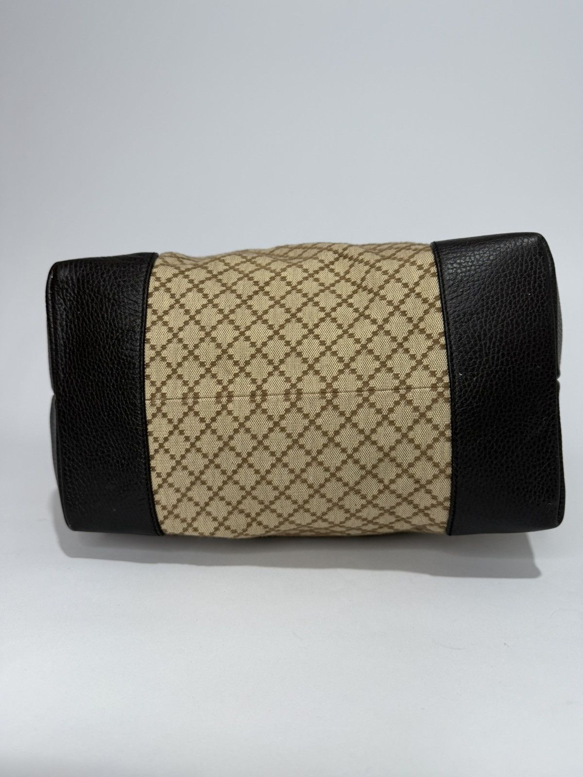 Gucci GUCCI Beige/Ebony GG Canvas Large Charm Tote Bag Size ONE SIZE - 5 Thumbnail