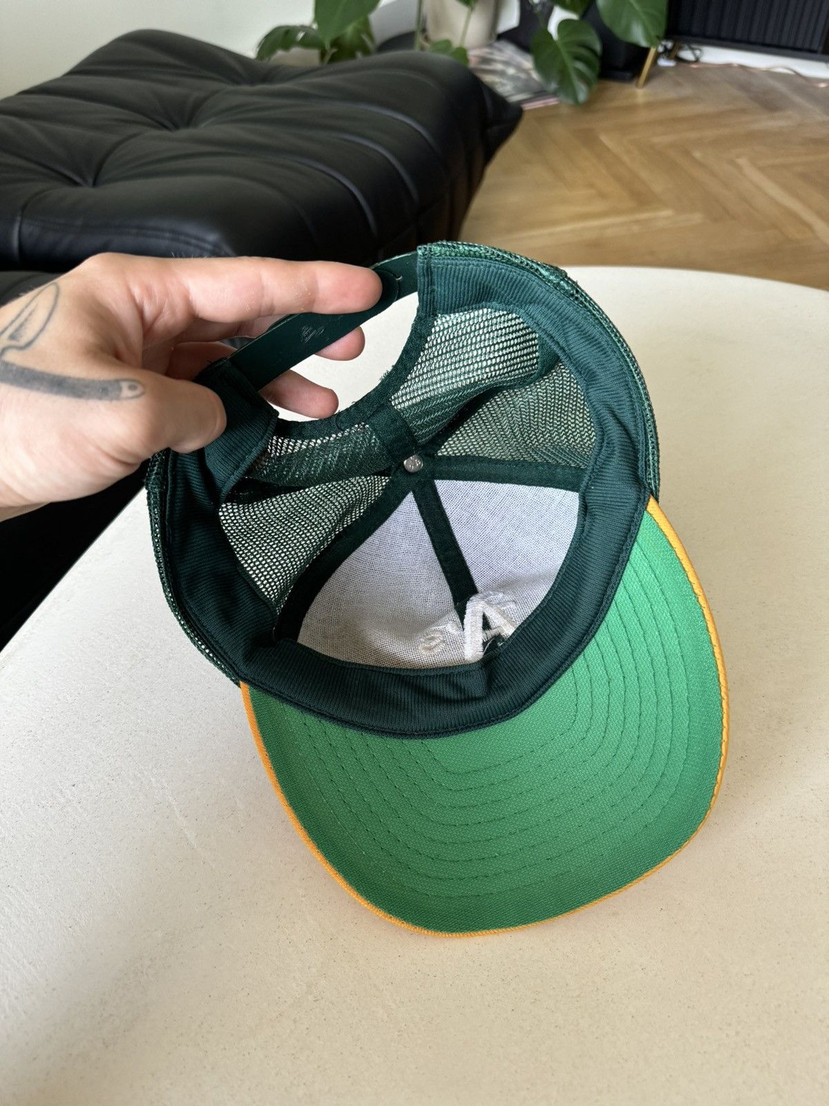 MLB × Retro Hat × Vintage Vintage 90s Trucker Hat Otto MLB Oakland 