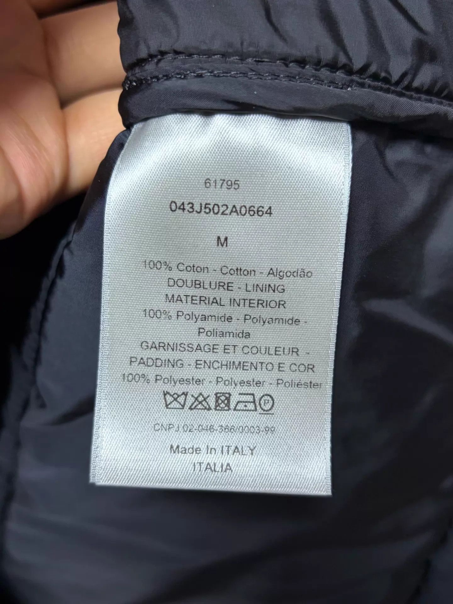 Dior Dior Black & White Ink Splatter Puffer Jacket M Size US M / EU 48-50 / 2 - 4 Thumbnail