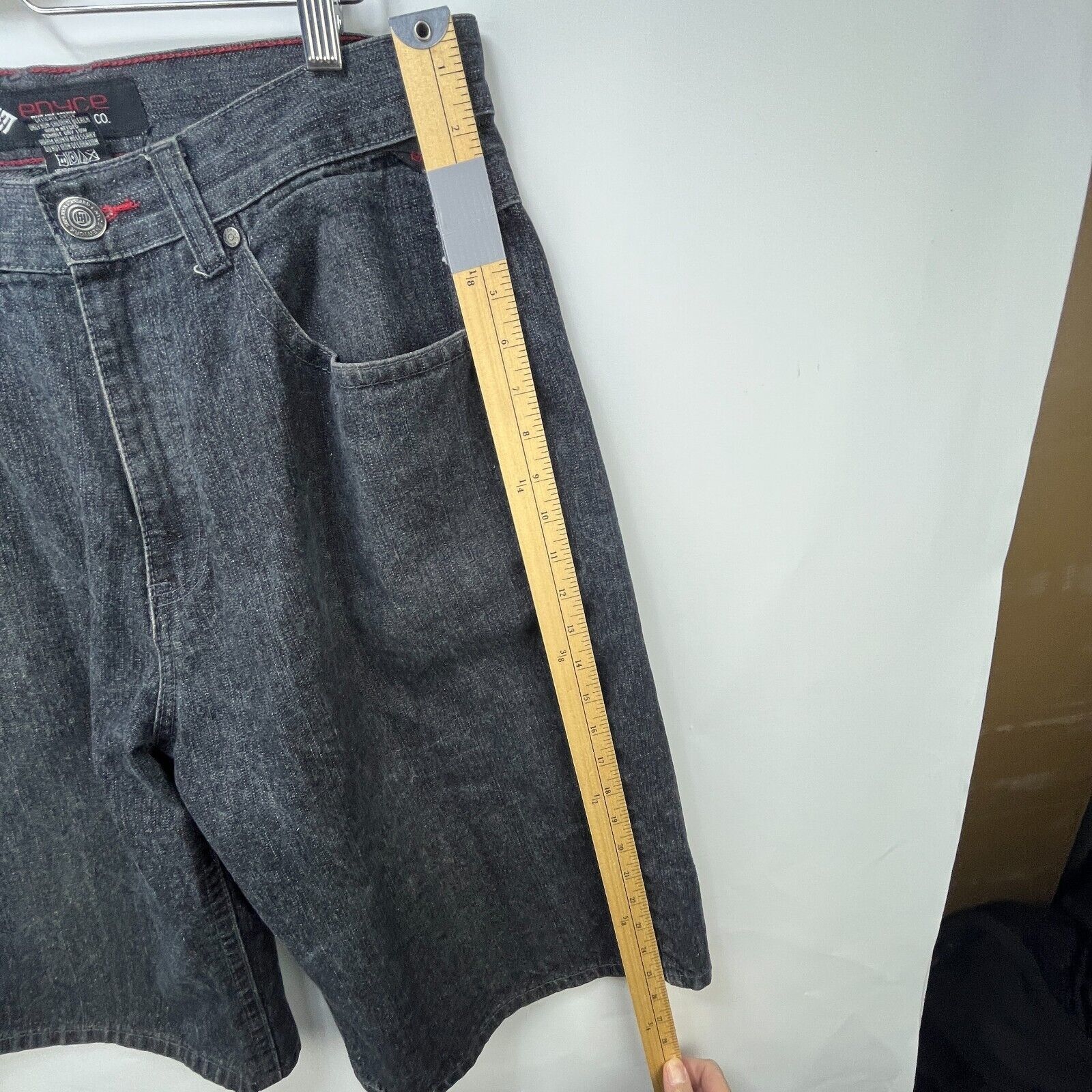 Enyce × Vintage Vintage Y2K ENYCE Sean Combs Sean John Jorts 36 Baggy Wide Size US 36 / EU 52 - 12 Thumbnail
