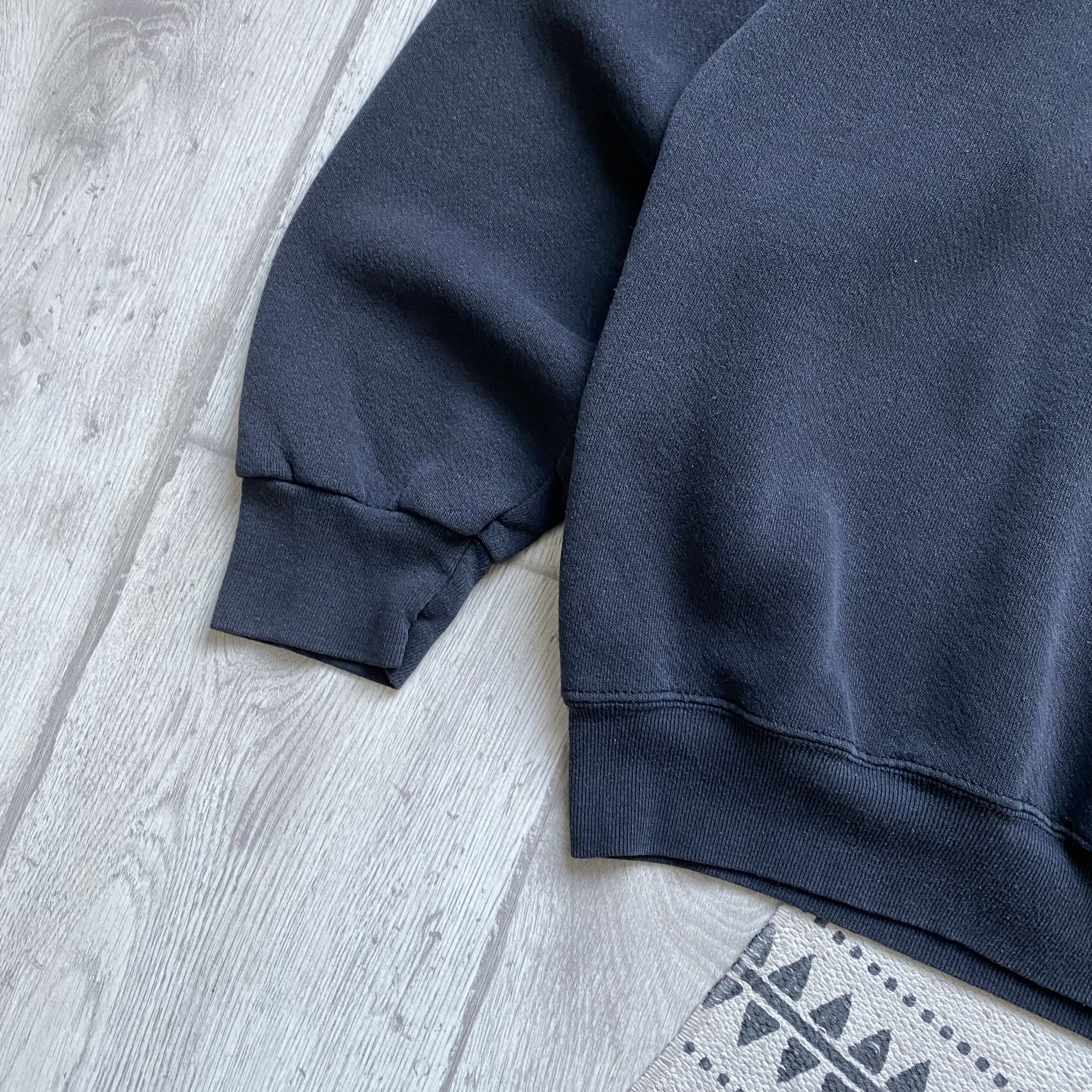 Lee 🦍 Vintage 90s Faded Lee USA Blank heavy sweatshirt Y2K Size US XL / EU 56 / 4 - 5 Thumbnail