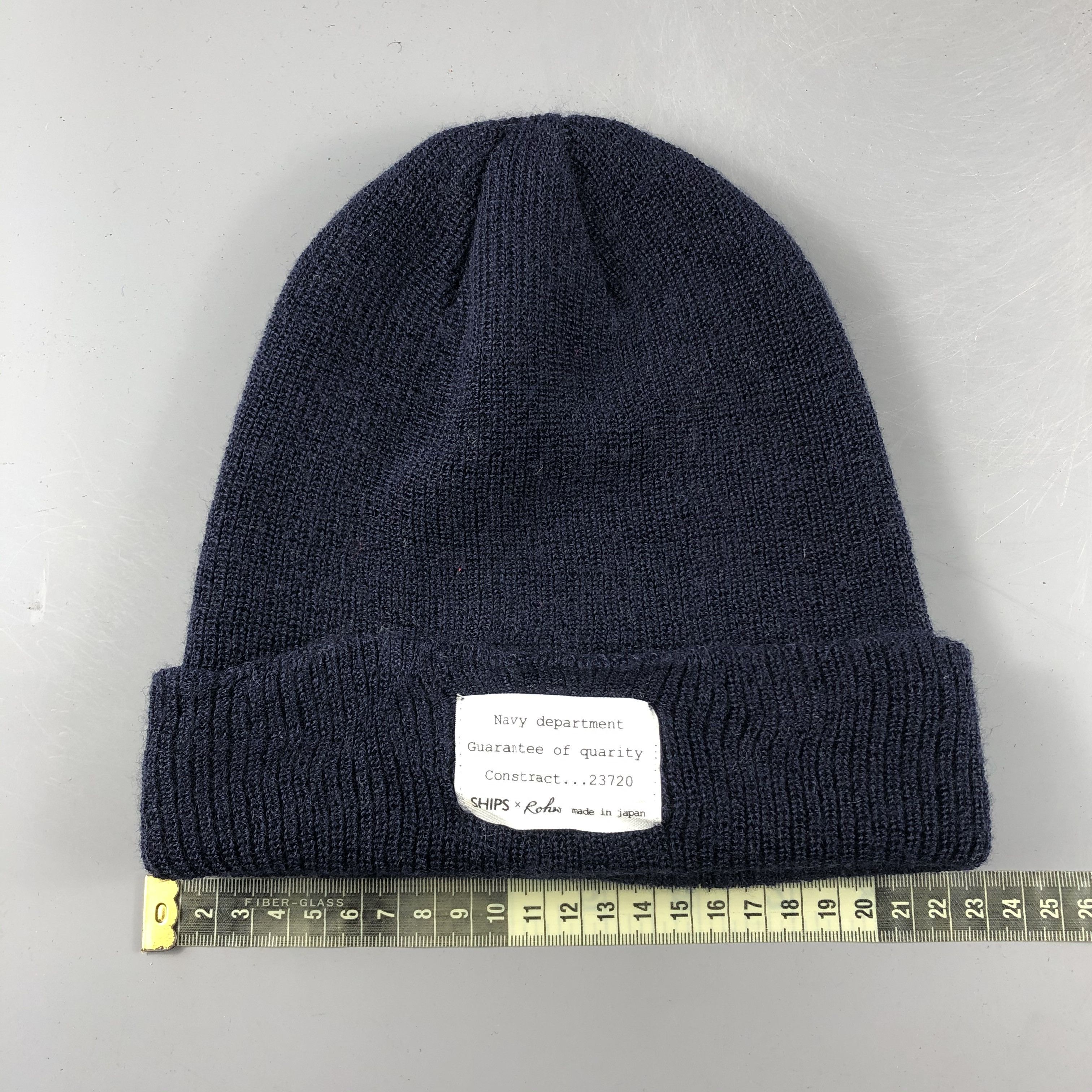 SHIPS × Vintage Ships x Rohw Beanie Snow Hat Snow Cap -D156 Size ONE SIZE - 4 Thumbnail