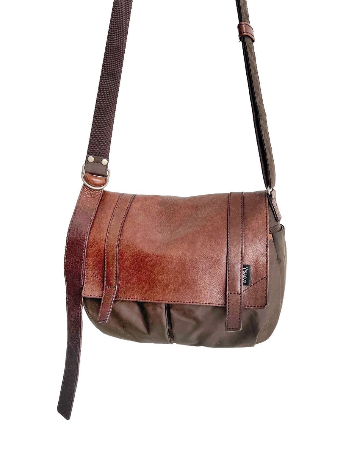 Yohji Yamamoto OG Yohji Yamamoto Hybrid Leather Survivor Crossbody Bag Size ONE SIZE - 2 Thumbnail