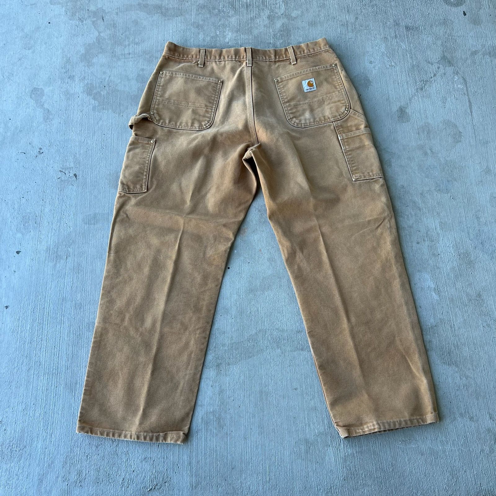 Carhartt × Vintage Carhartt brown double knee work wear carpenter pants Size US 35 - 5 Thumbnail