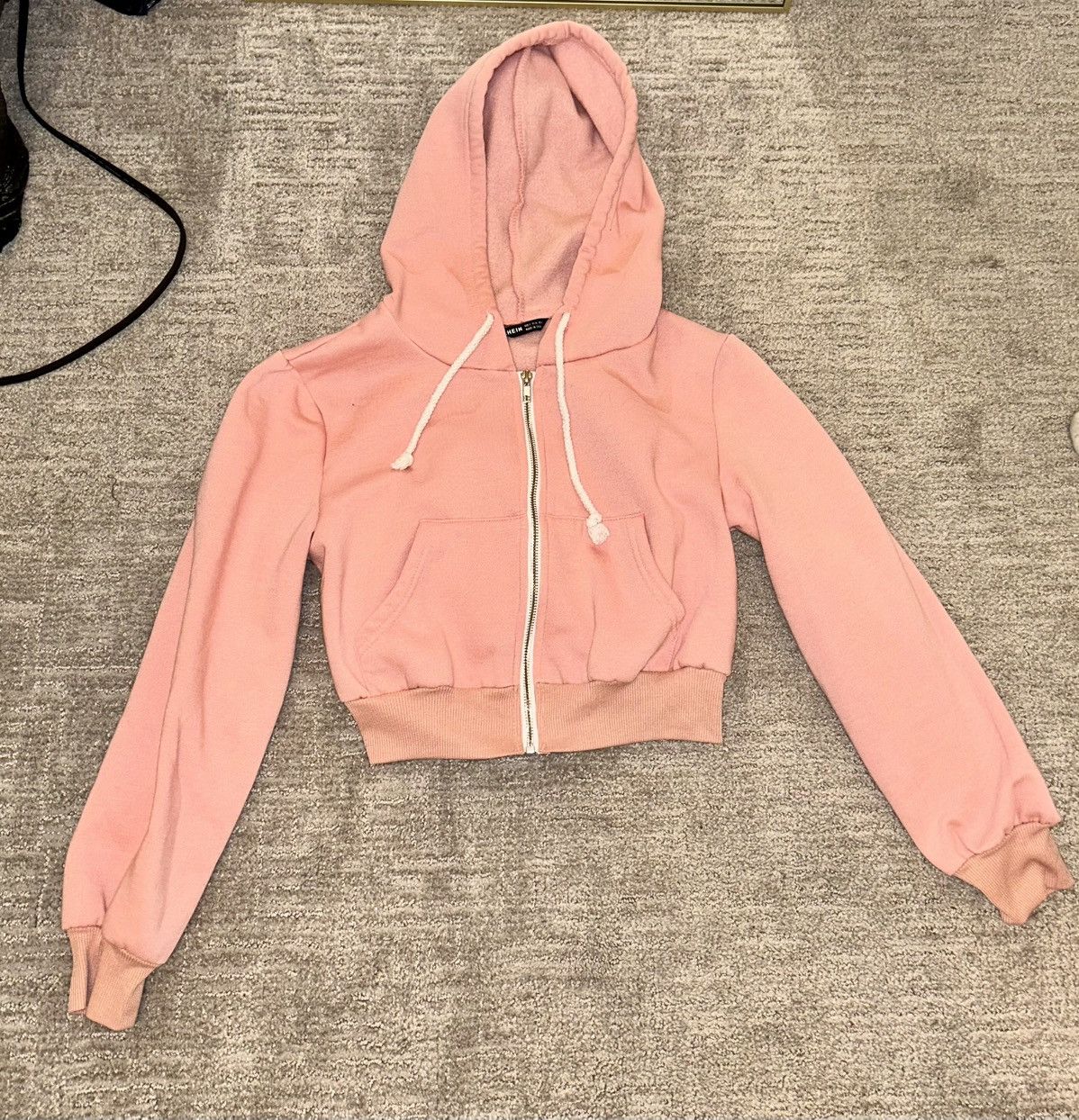 Shein Pink Shein cropped zip up Size S / US 4 / IT 40 - 2 Thumbnail