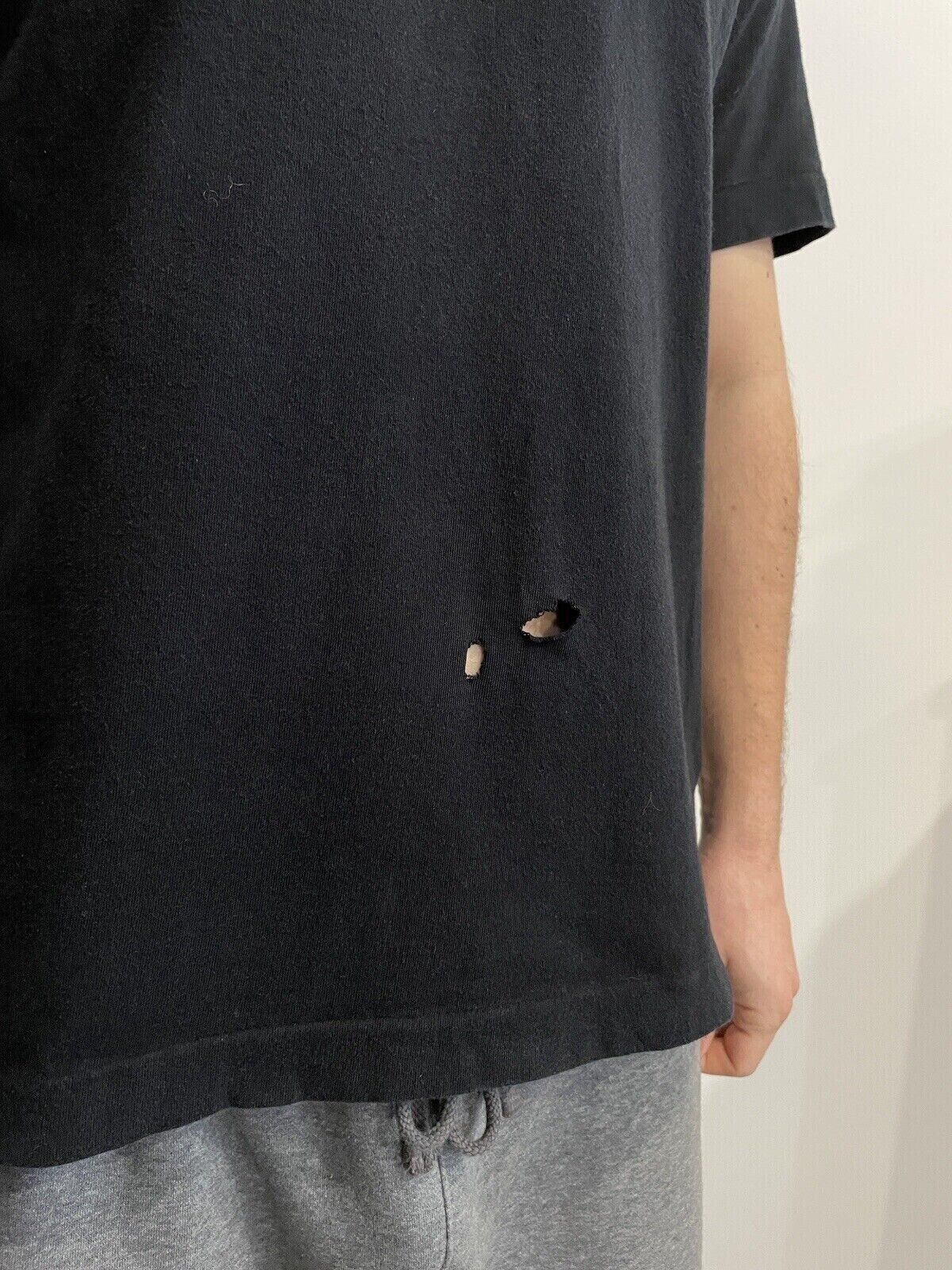 Comme des Garcons PLAY Comme Des Garcons Play Black Men T-Shirt Damage Size US L / EU 52-54 / 3 - 3 Thumbnail