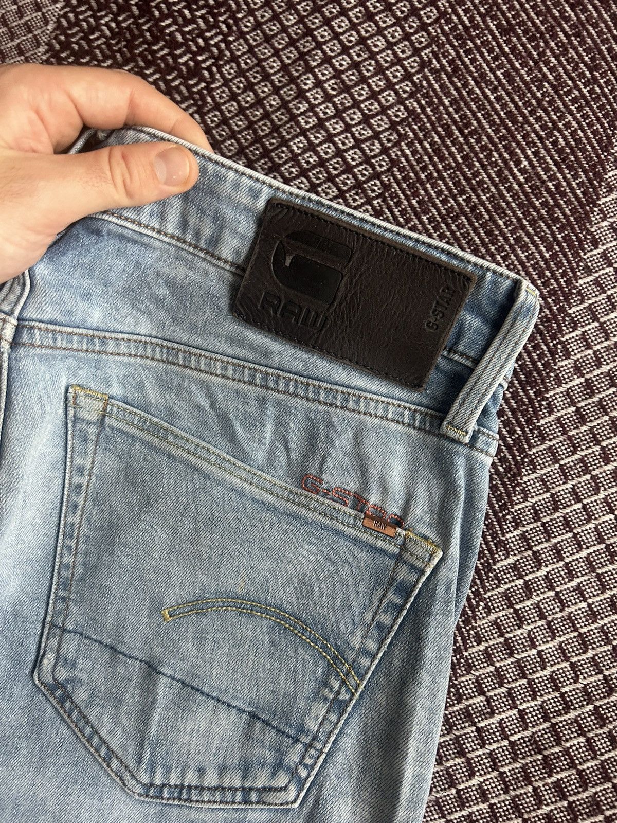 G-Star G-star Raw 3301 Slim Denim Mens Jeans Faded Washed Size W31 Size US 31 - 5 Thumbnail