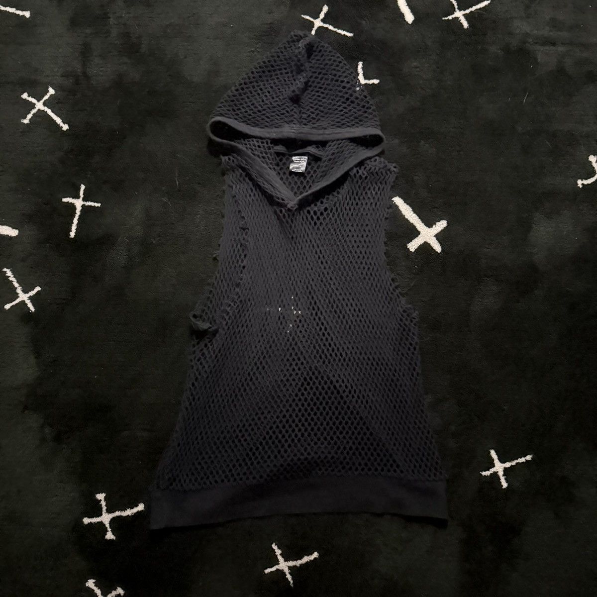 Number (N)ine SS04 - “Dream Baby Dream” Fishnet Mesh Tank Top Size US L / EU 52-54 / 3 - 1 Thumbnail