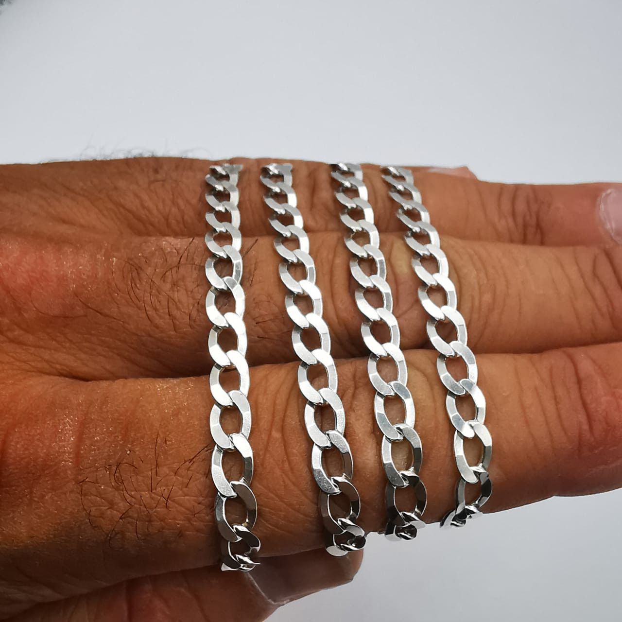 Vintage Vintage Jewelry Chain, 925 Sterling Silver, Signed 15,28g Size ONE SIZE - 7 Thumbnail