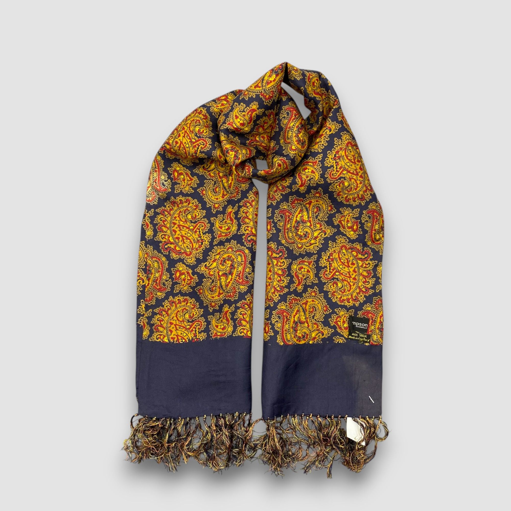 The Simpsons Vintage Simpson Scarf Muffler Silk Cashmere Scarves Size ONE SIZE - 1 Thumbnail