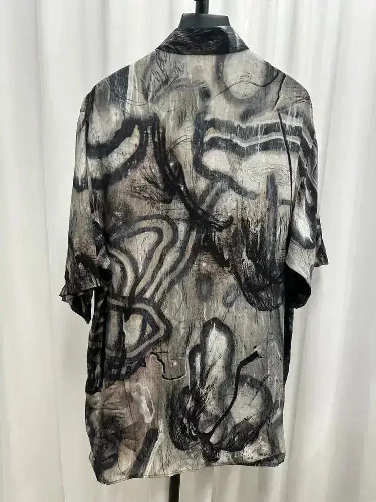 Yohji Yamamoto Sz 3 Yohji Yamamoto Pour Homme Silk Shirt-2507 Size US L / EU 52-54 / 3 - 3 Thumbnail