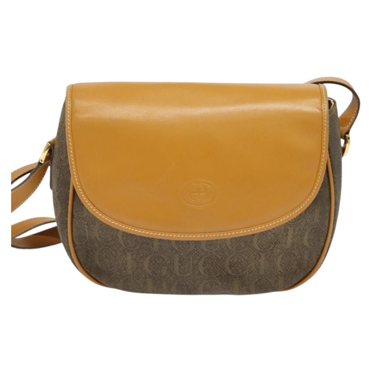Gucci GUCCI Shoulder Bag Pvc Brown Gold 001 084 001 084 Size ONE SIZE - 2 Thumbnail