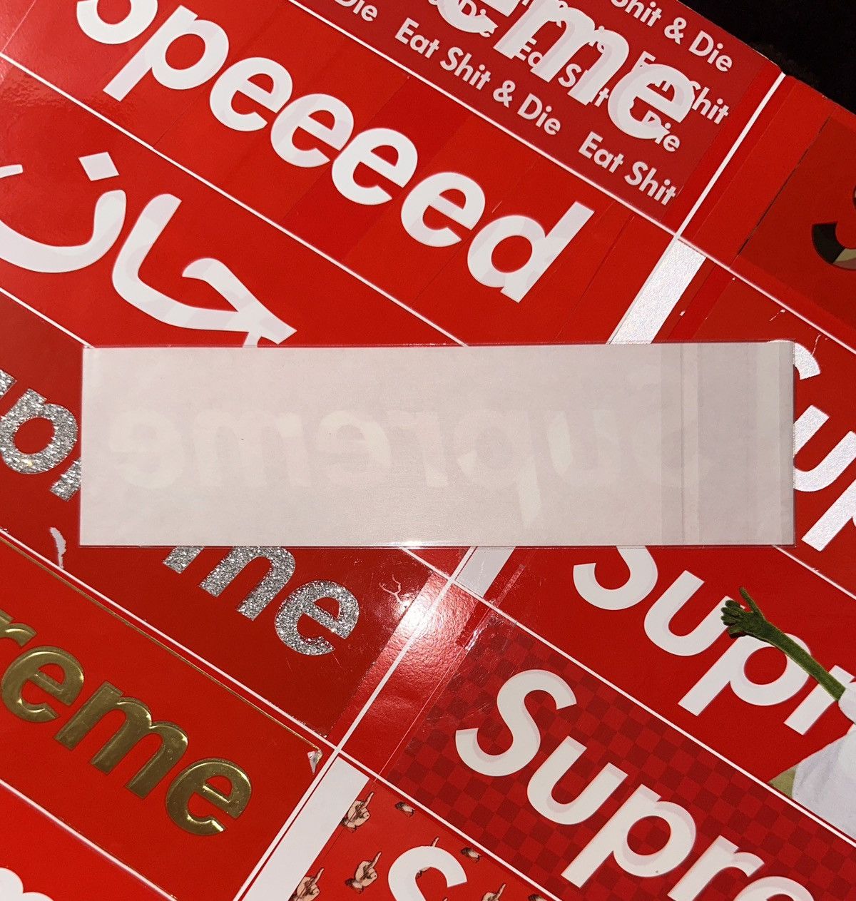 Streetwear × Supreme × Vintage 2006 Supreme Paper Thin Box Logo Sticker ...