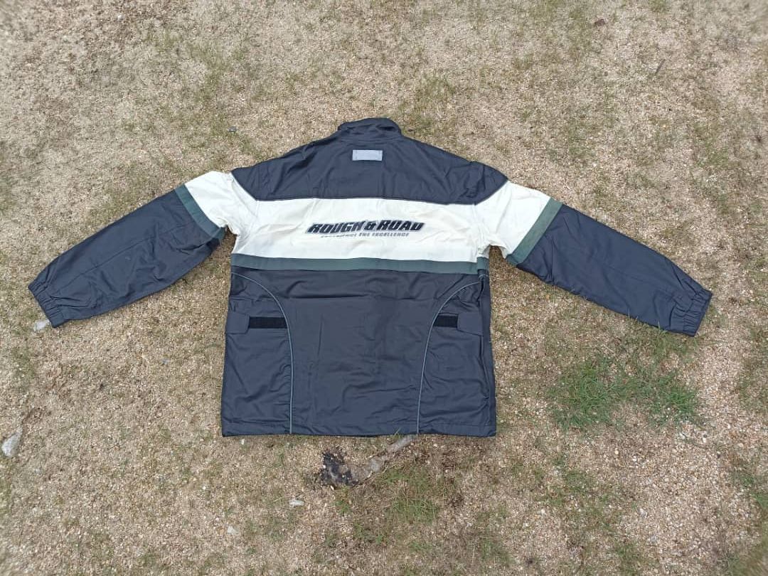 Japanese Brand ROUGH & ROAD Rain Jacket Size US XL / EU 56 / 4 - 2 Thumbnail