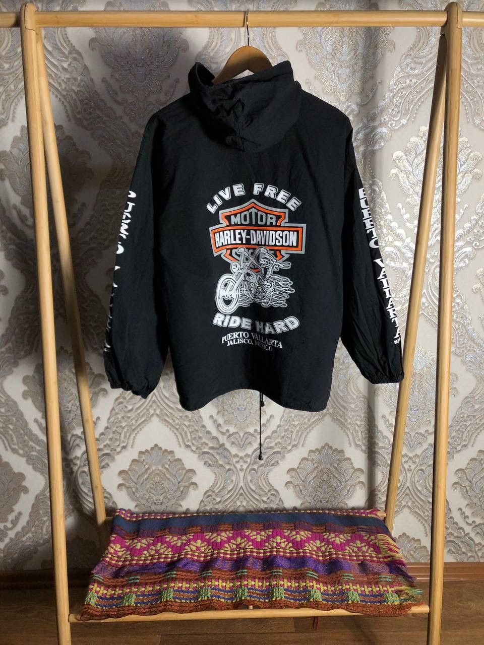 Harley Davidson × Vintage VERY RARE HARLEY DAVIDSON MEXICO MOTORCYCLE LIGHT JACKET 90s Size US M / EU 48-50 / 2 - 1 Thumbnail
