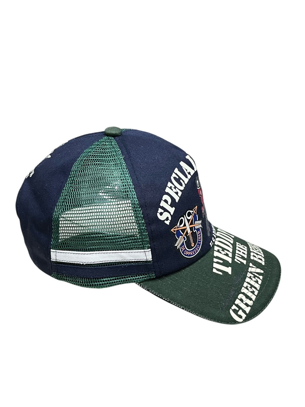 Tedman 🔥Vintage TEDMAN ARMY SPECIAL FORCE Hybrid Trucker Snapback Size ONE SIZE - 7 Thumbnail