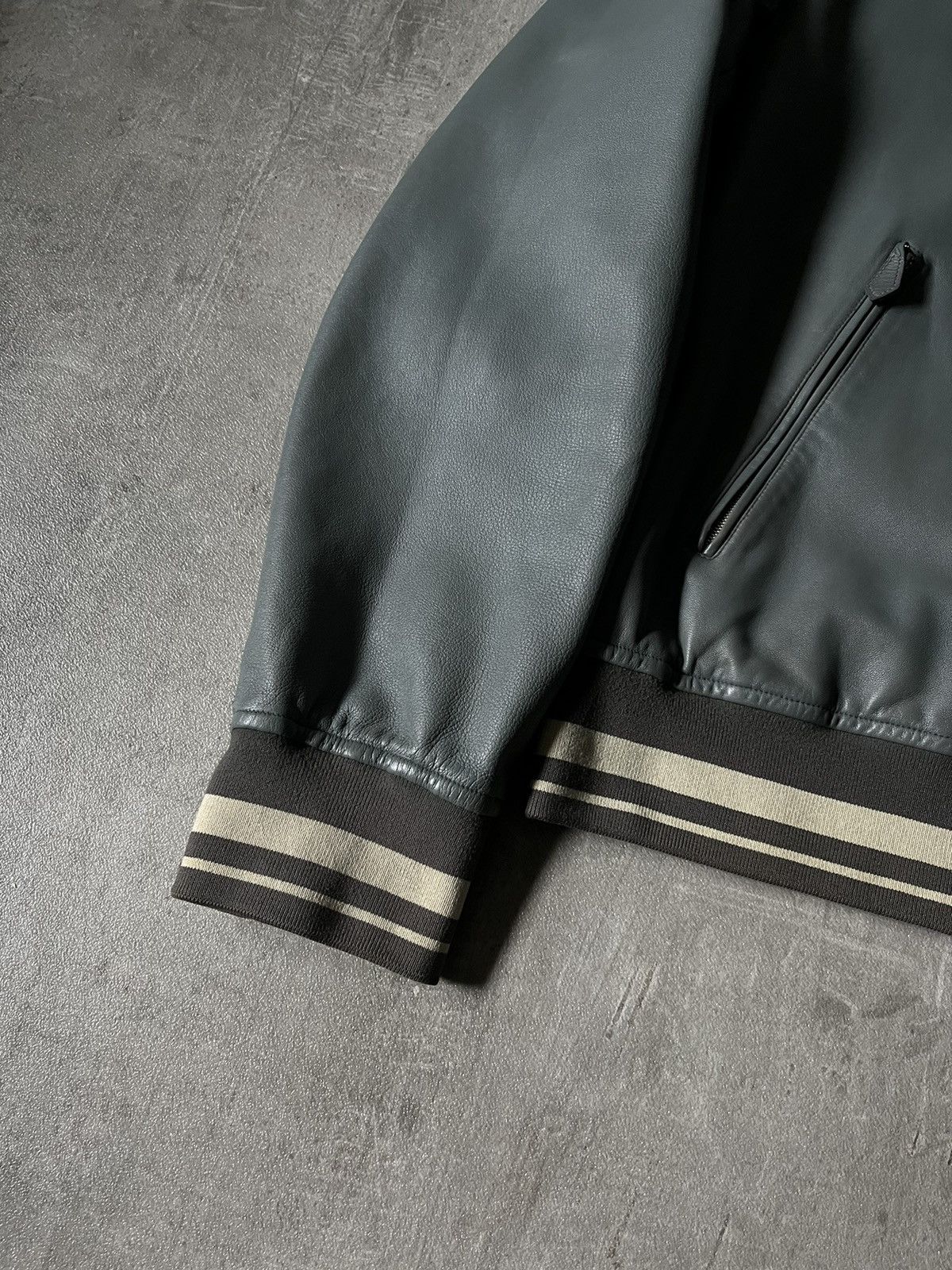 Hermes Hermes Reversible leather jacket bomber Size US L / EU 52-54 / 3 - 3 Thumbnail