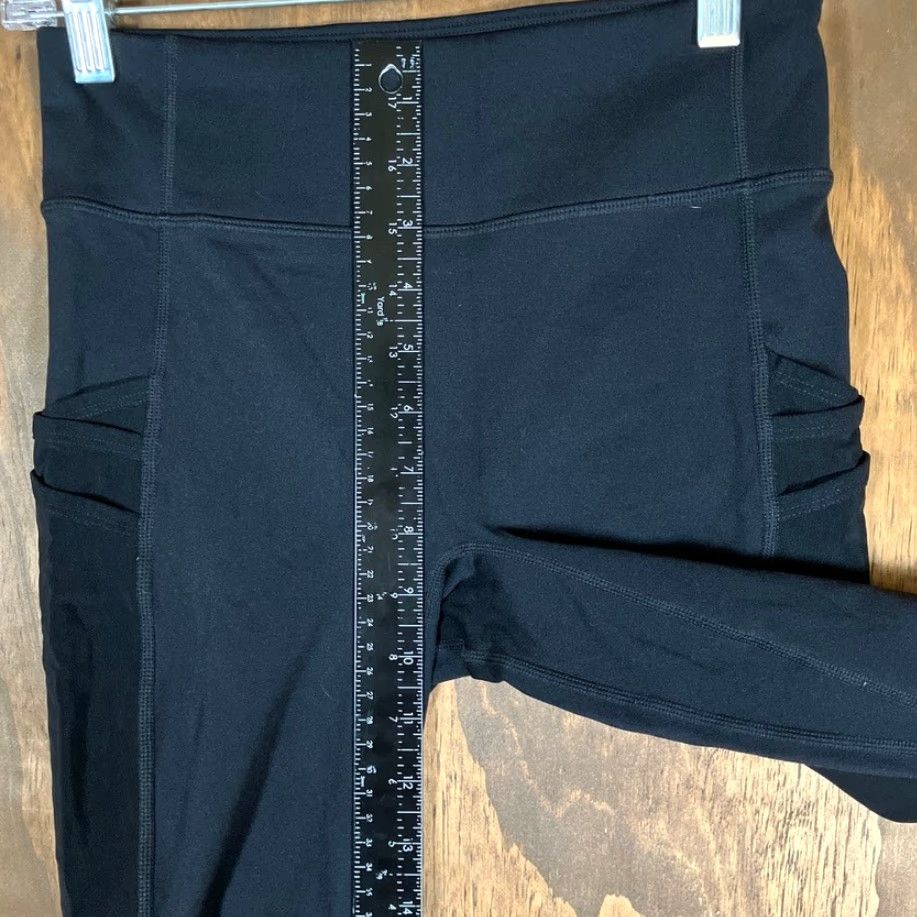 Fabletics Fabletics Leggings Womens Pants Black Motion365 Sheer High Waisted Stretch Small Ankle Skinny Pull On Pockets Size 28" / US 6 / IT 42 - 7 Thumbnail
