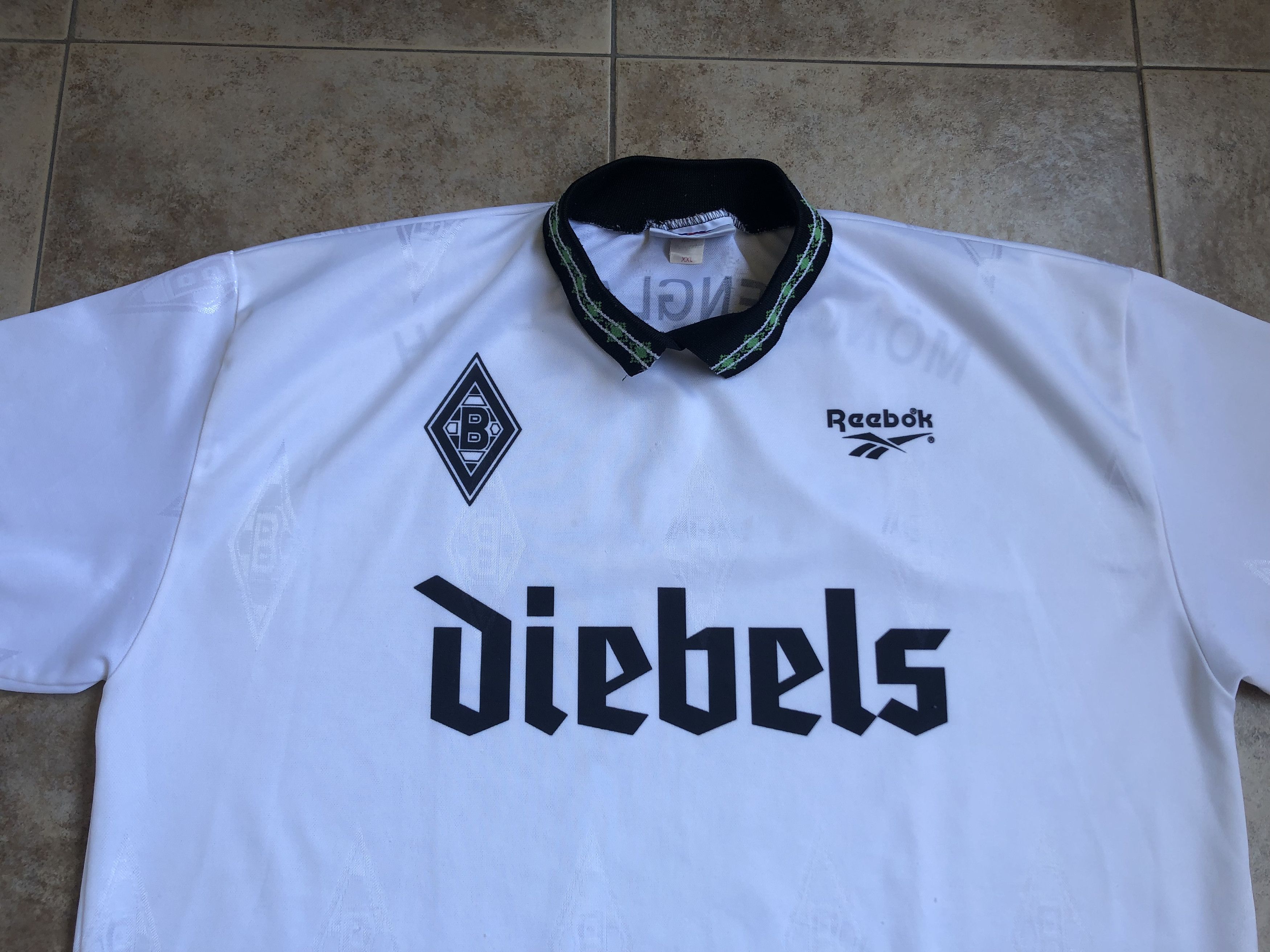 Reebok Borussia Mönchengladbach Home football shirt 1995-1996 Size US XXL / EU 58 / 5 - 3 Thumbnail