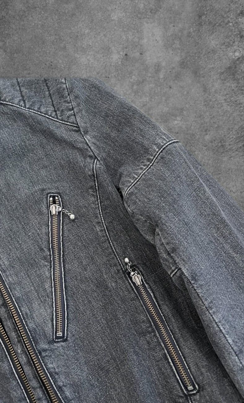 5351 POUR LES HOMMES 5351 pour les hommes multizipper rider denim jacket Size US M / EU 48-50 / 2 - 4 Thumbnail