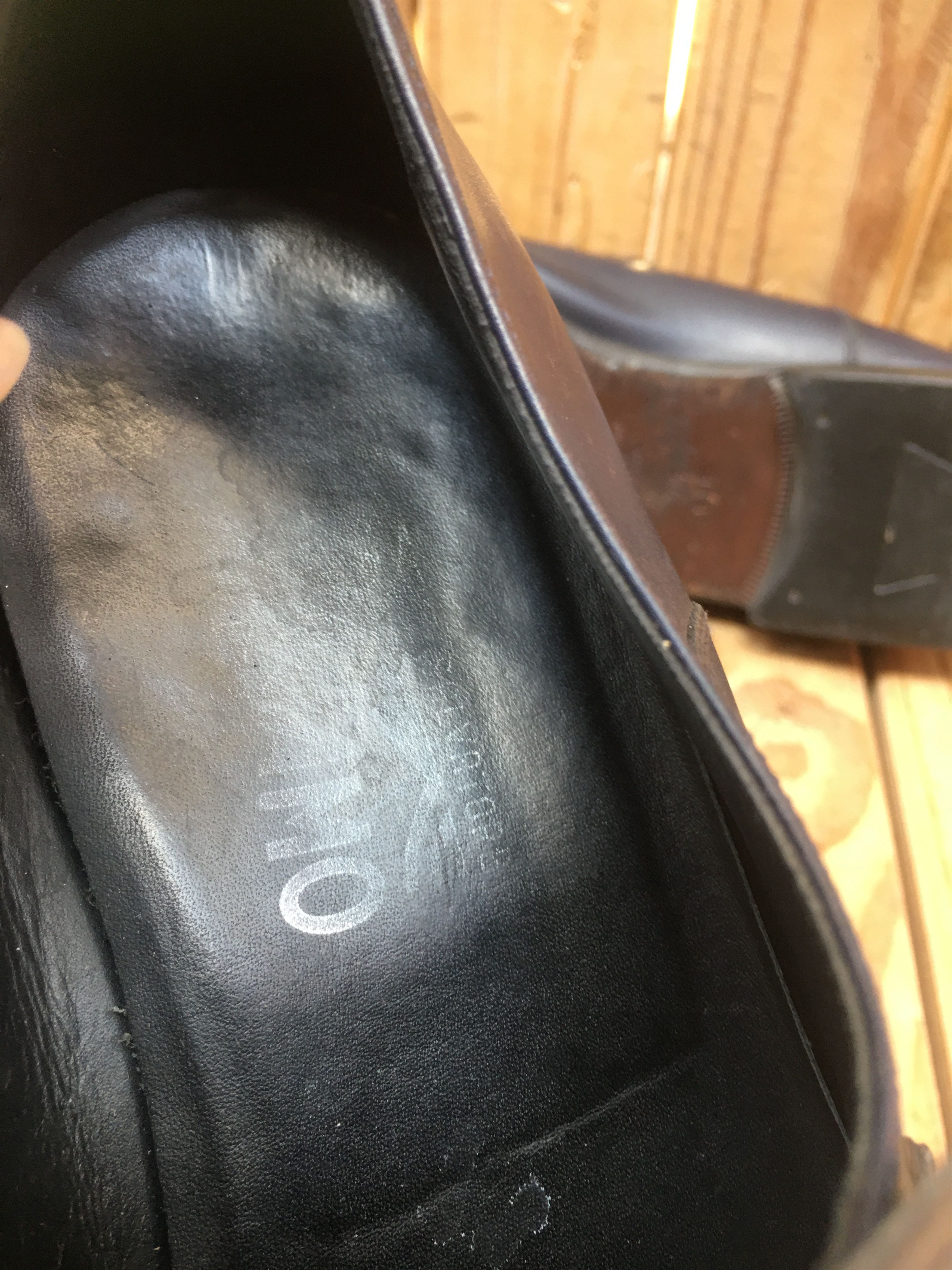 Salvatore Ferragamo Salvatore Ferragamo dark blue Leather shoes Sz USA 7.5 EEE Size US 7.5 / EU 40-41 - 14 Thumbnail