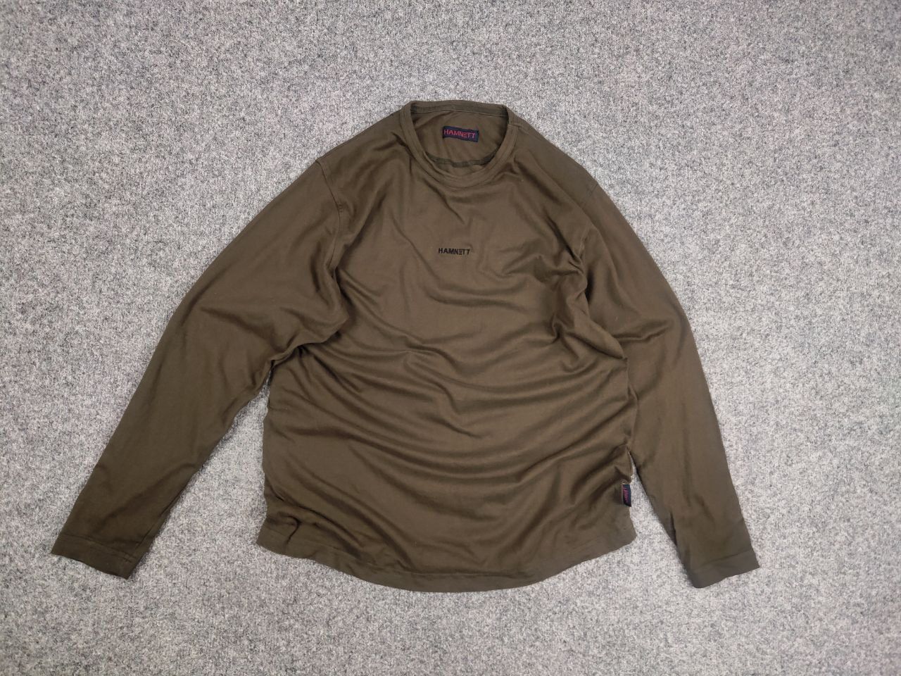 Katharine Hamnett London Katharine Hamnett Vintage long Sleeve Center Logo Olive Size US M / EU 48-50 / 2 - 8 Thumbnail