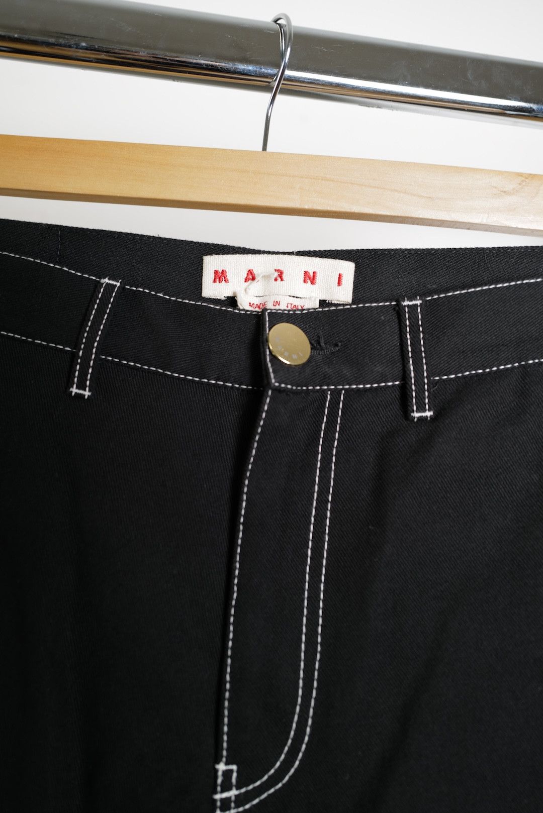 Marni Marni Wide Leg Contrast Jeans Size US 32 / EU 48 - 7 Thumbnail