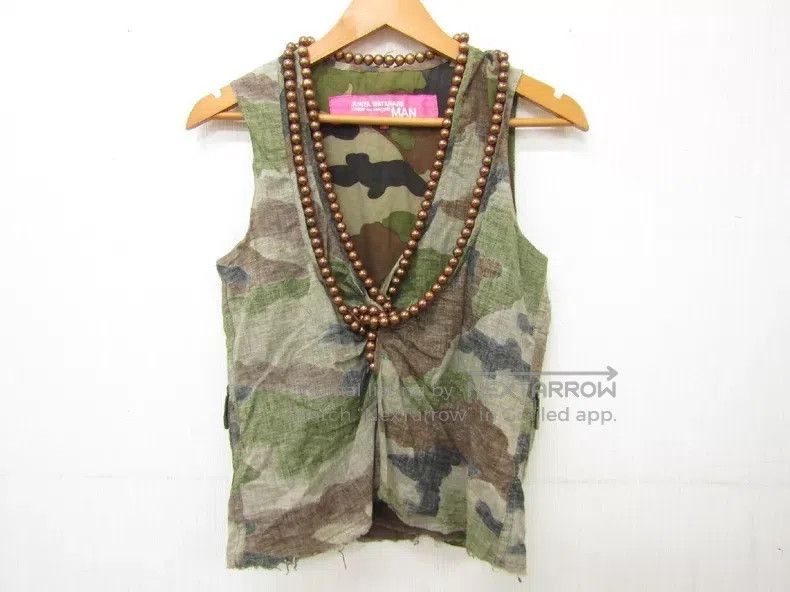 Junya Watanabe Junya Watanabe Camouflage beaded vest Size S / US 4 / IT 40 - 2 Thumbnail