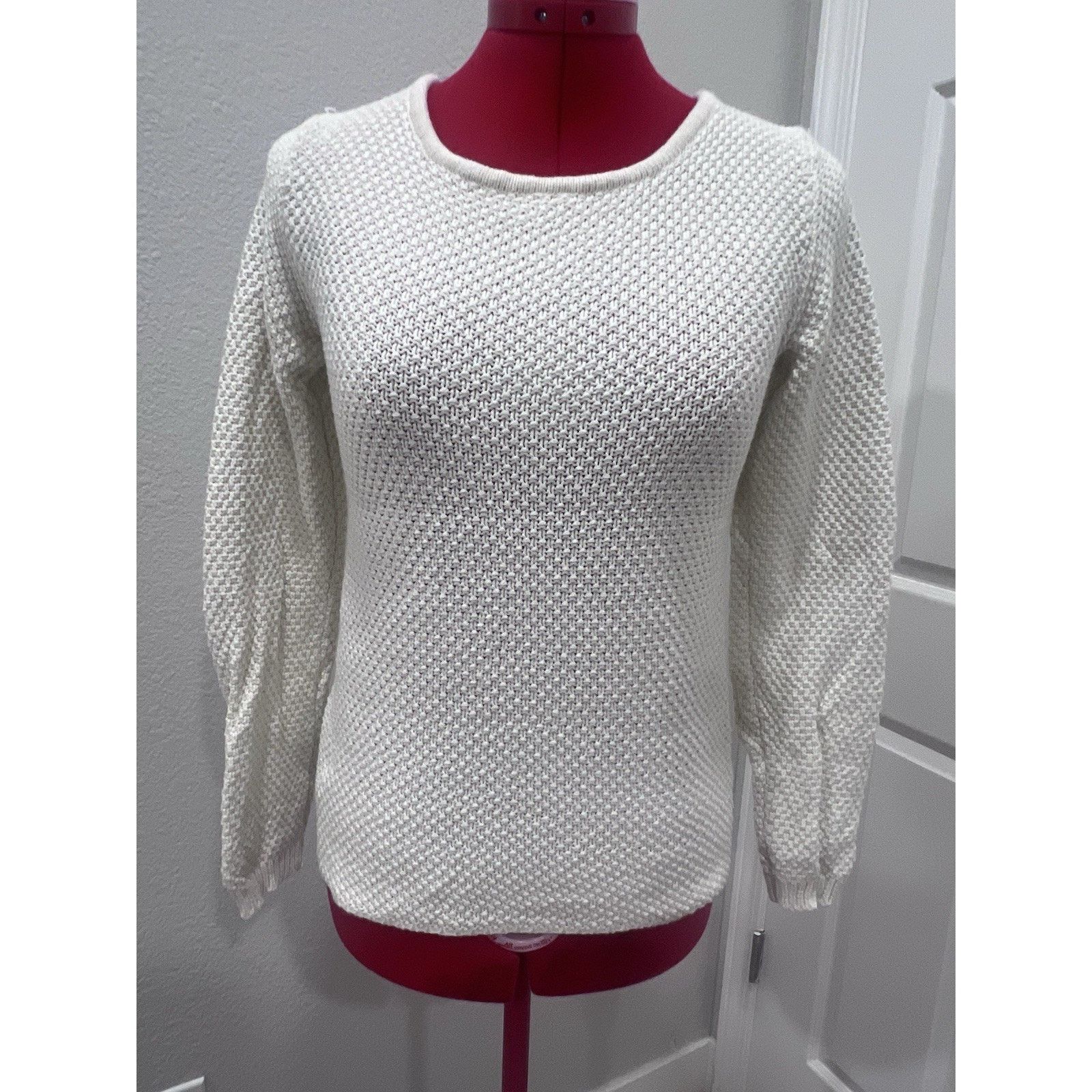 Boden Boden Pullover Sweater Mohair Blend Soft Textured Knit beige Size XS / US 0-2 / IT 36-38 - 4 Thumbnail