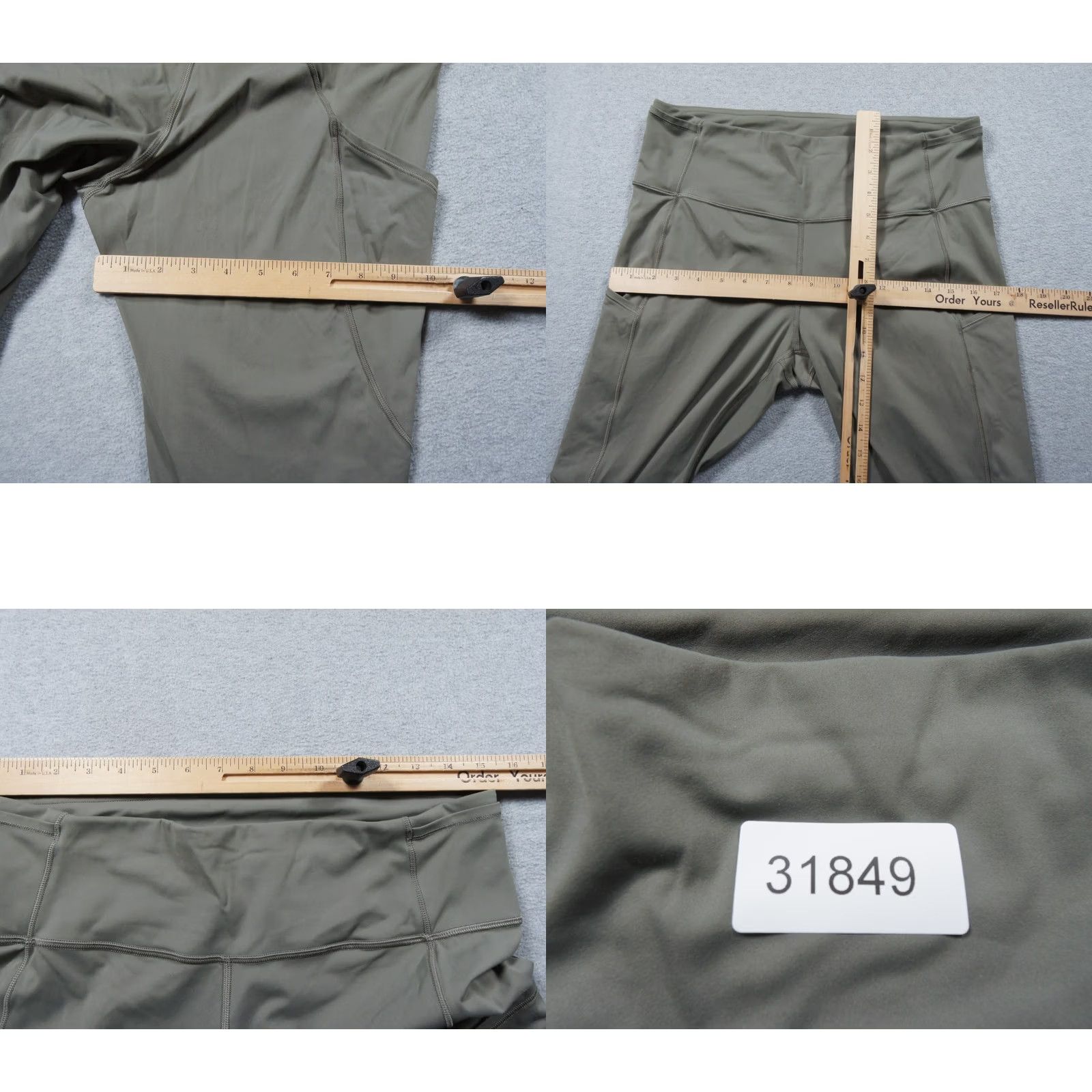 Lululemon Lululemon Leggings Womens 12 Green Activewear Yoga Gym 25" Inseam Athletic Slim Ankle Regular Size 12 Womens Size 34" / US 12 / IT 48 - 9 Thumbnail
