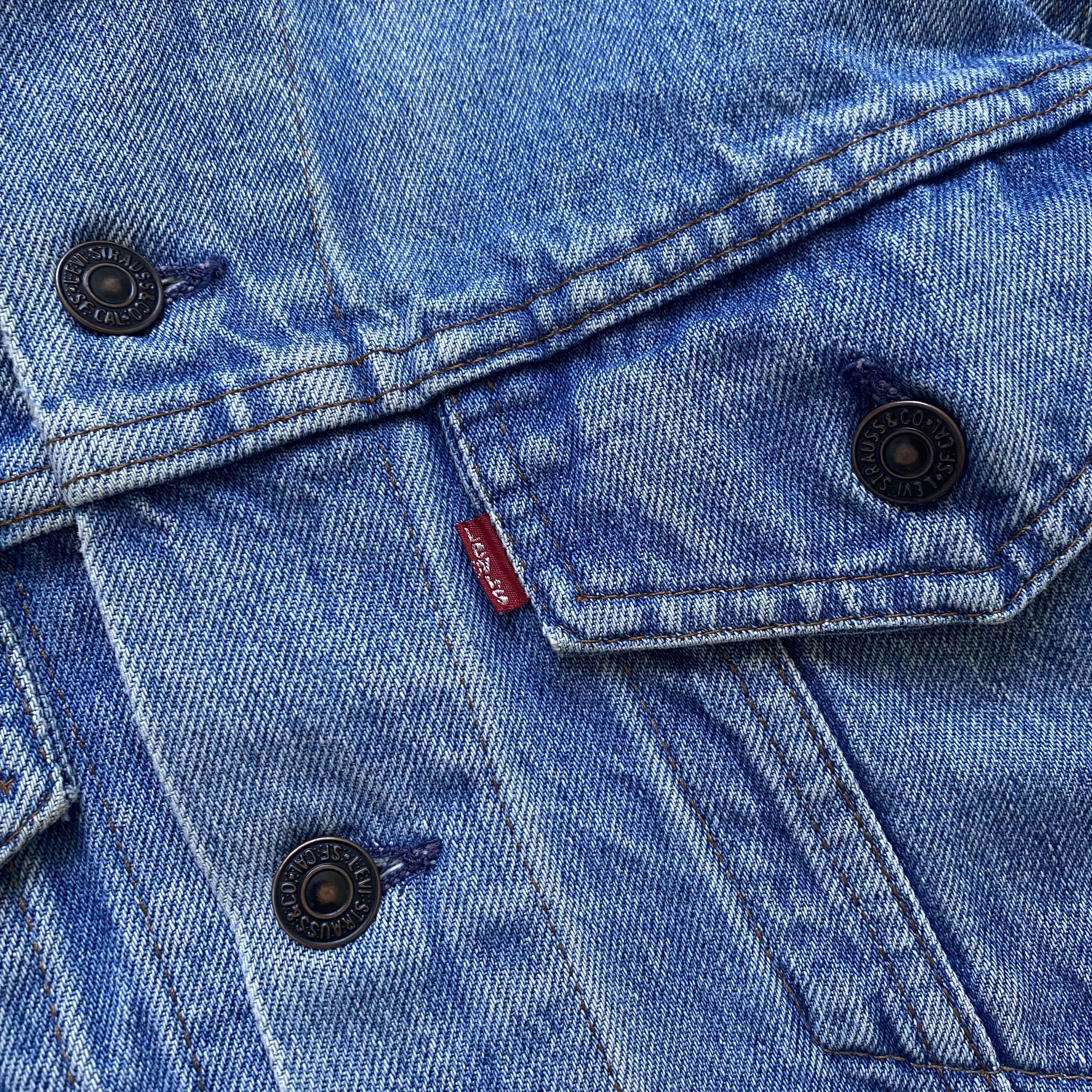 Levi's Vintage Clothing Vintage 80-90 Levis denim jacket Gold Wings Made in Canada Size US S / EU 44-46 / 1 - 6 Thumbnail