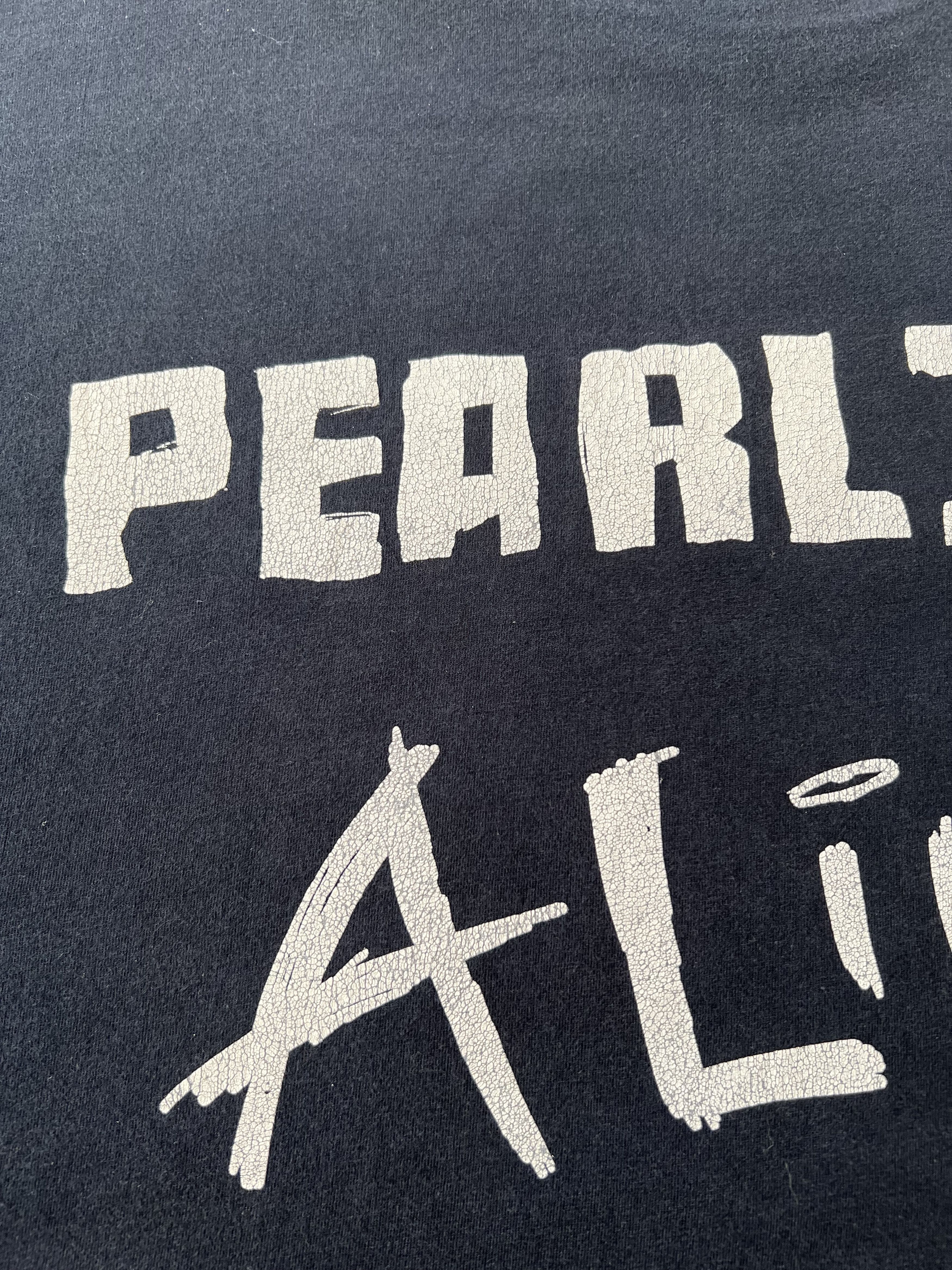 Band Tees Vintage 90s Pearl Jam Alive Black Long Sleeve T-shirt Size US XL / EU 56 / 4 - 20 Thumbnail