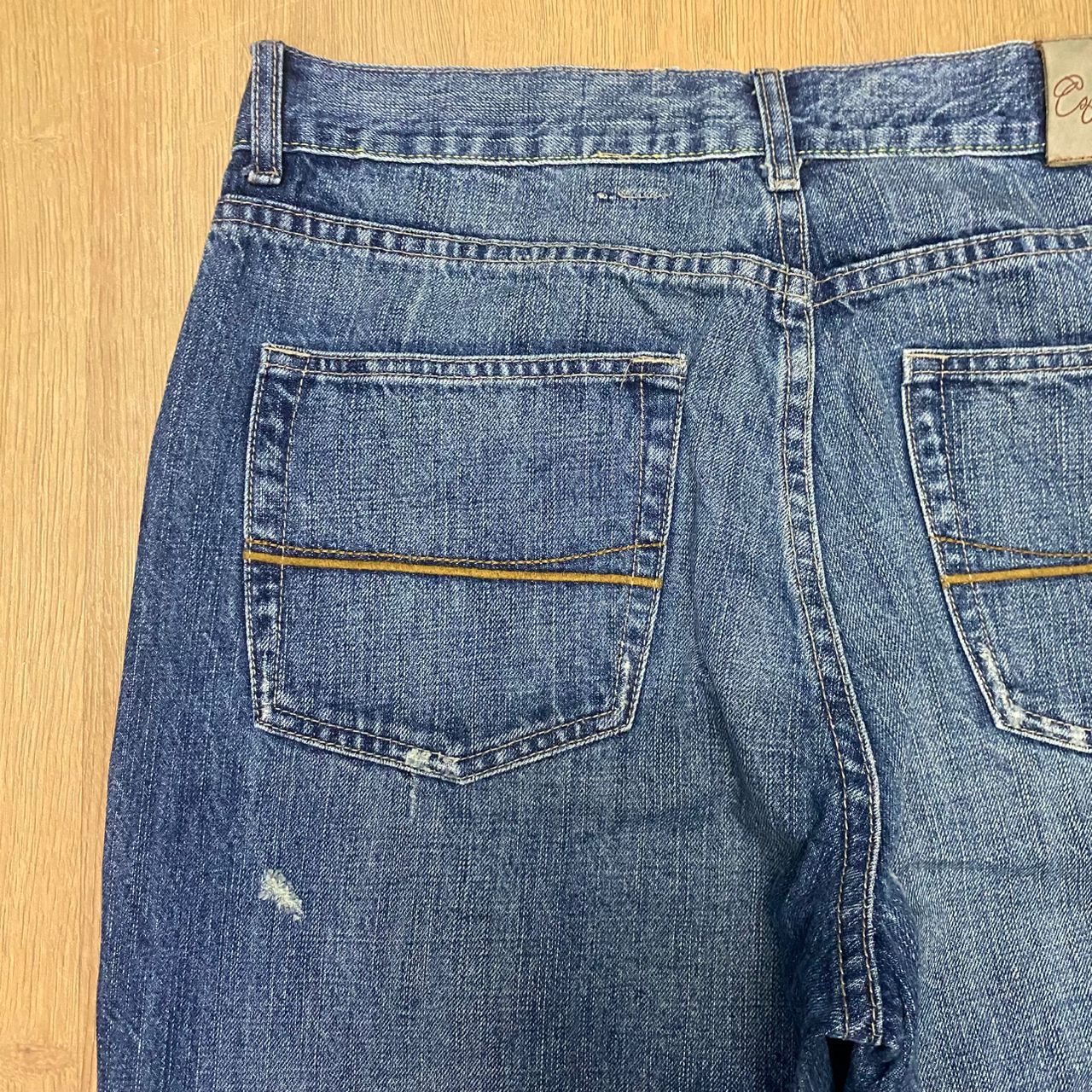 If Six Was Nine Vintage Ezy Distressed Denim Size US 34 / EU 50 - 9 Thumbnail